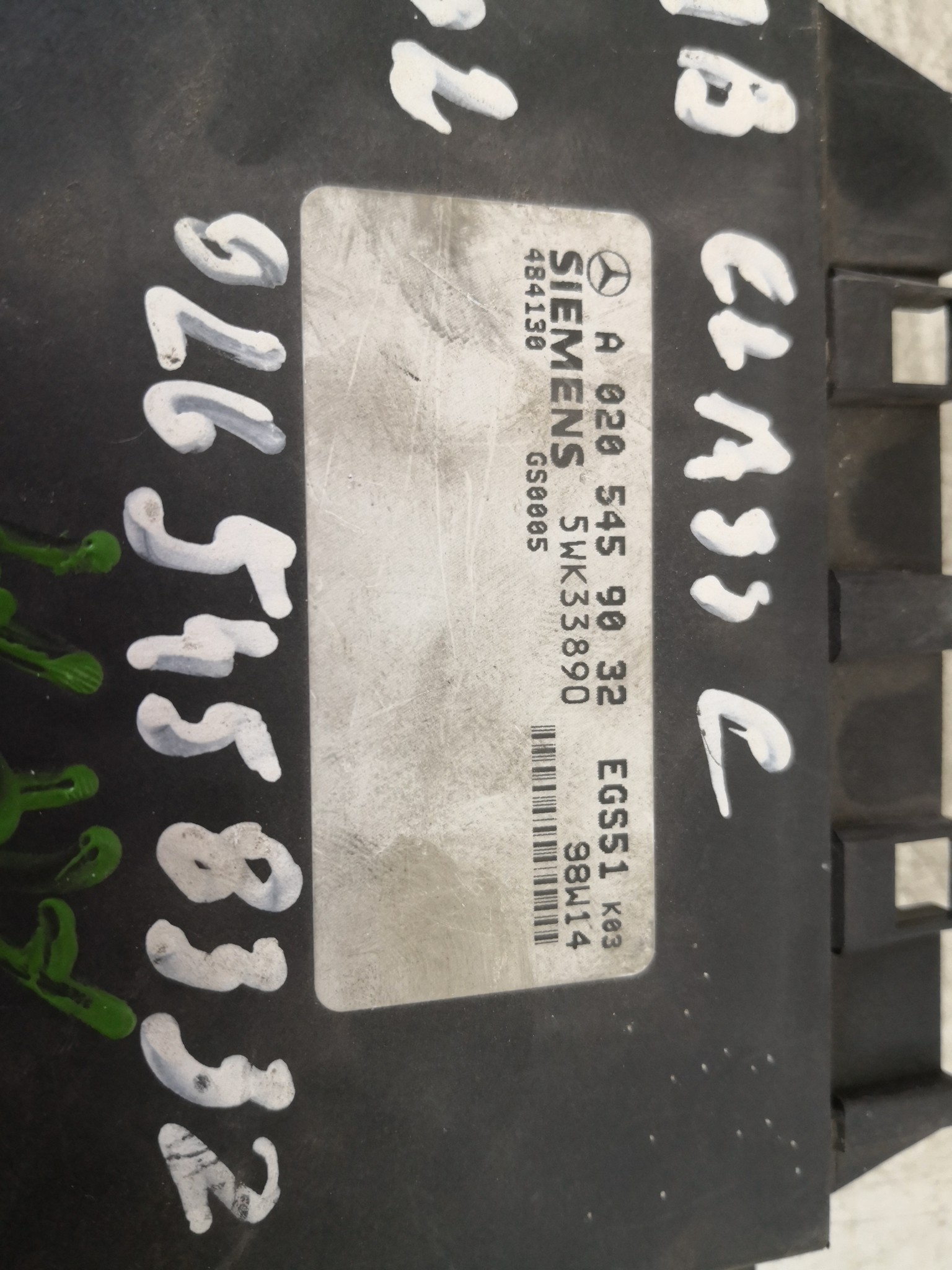 ECU Centralina MERCEDES-BENZ C-CLASS (W202) | 93 - 00 Imagem-2