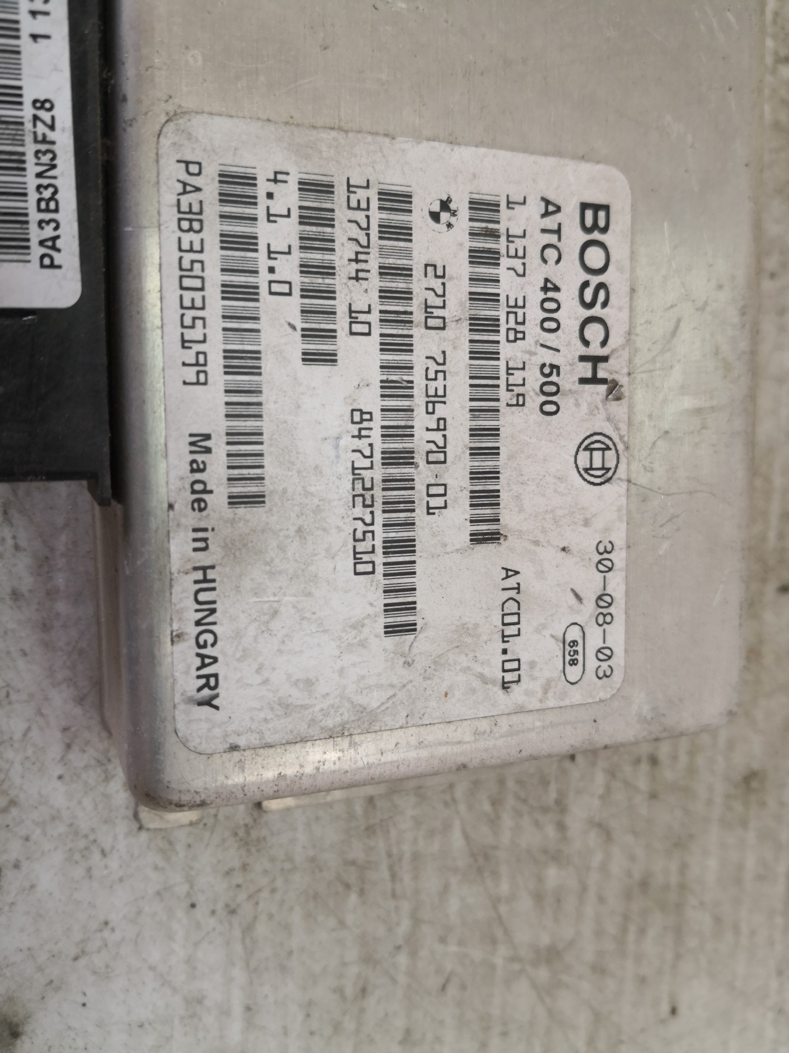 ECU Centralina BMW X5 (E53) | 00 - 06 Imagem-3