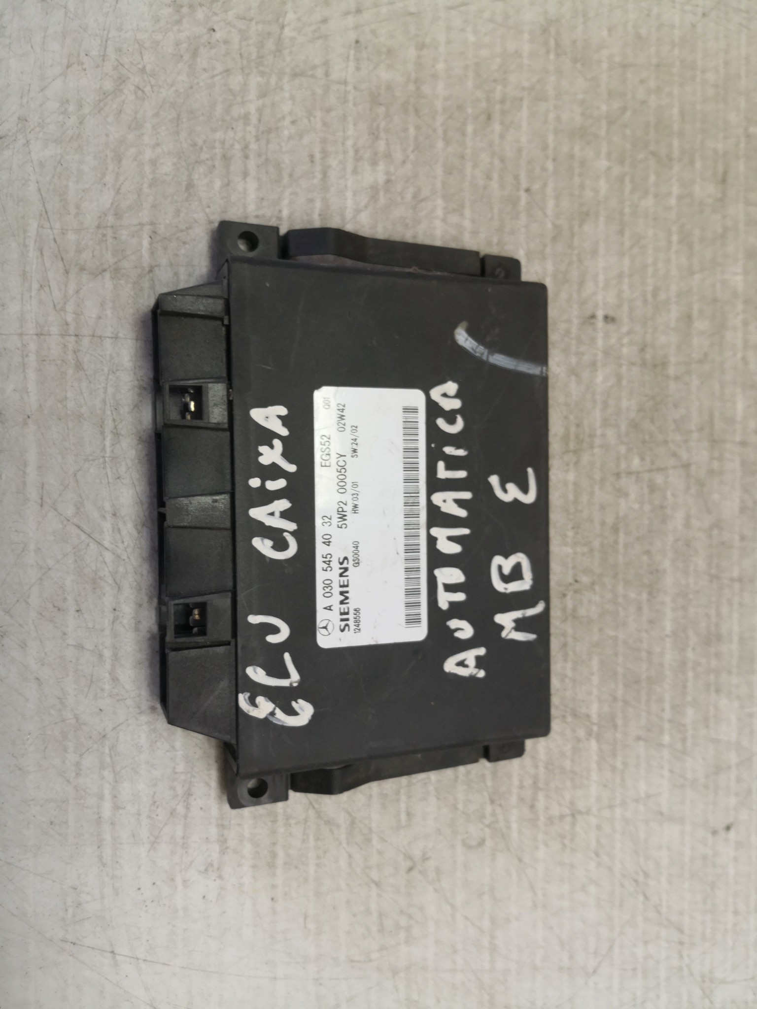 ECU Centralina MERCEDES-BENZ E-CLASS (W211) | 02 - 09 Imagem-1