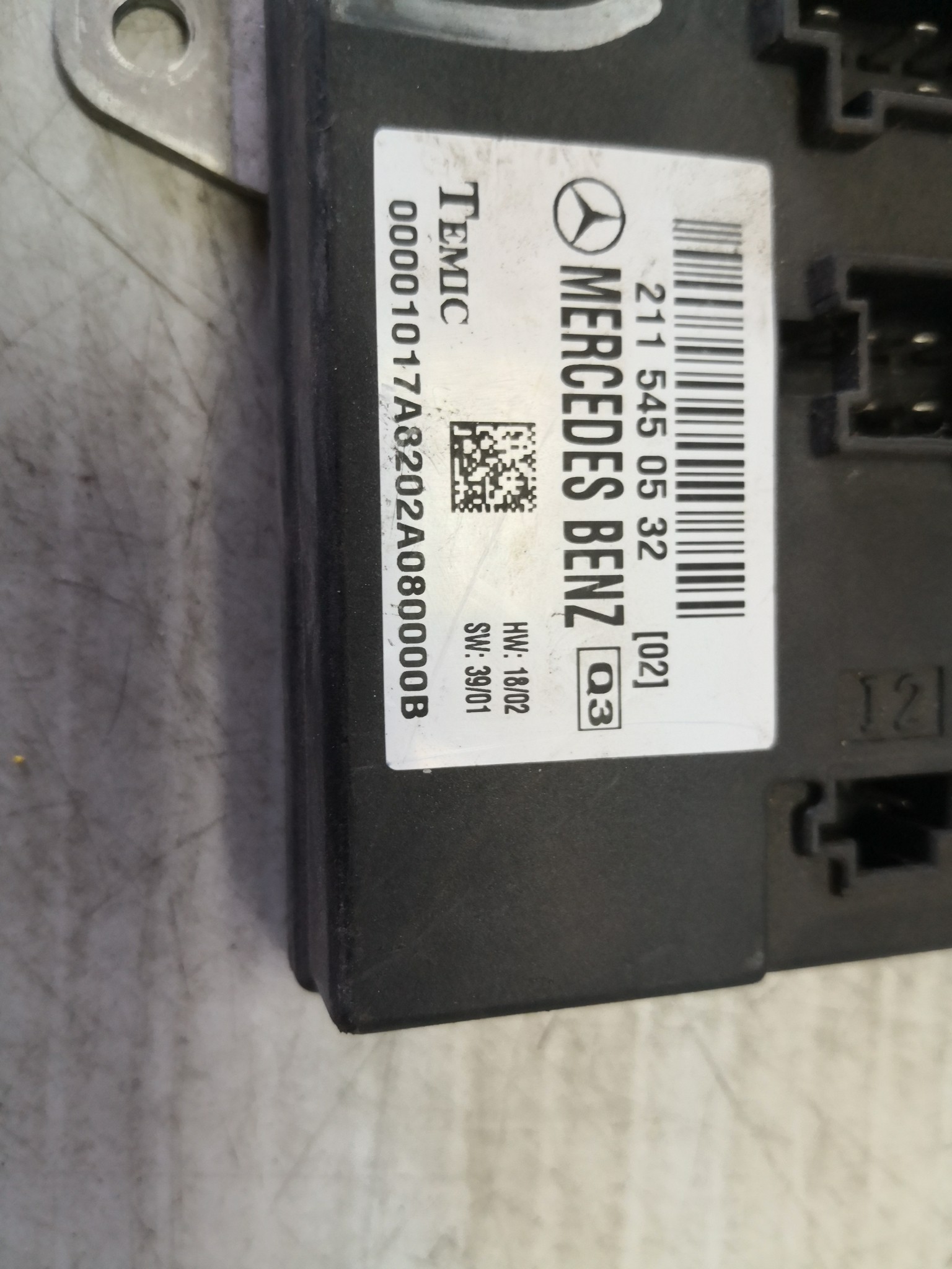 ECU Centralina MERCEDES-BENZ E-CLASS (W211) | 02 - 09 Imagem-2