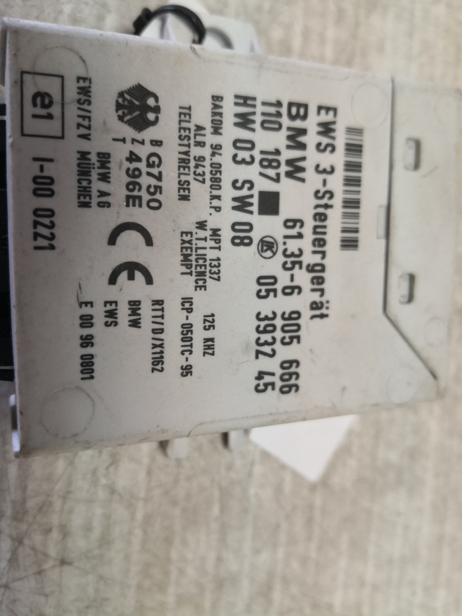 Imobilizador BMW 3 Touring (E46) | 99 - 05 Imagem-1