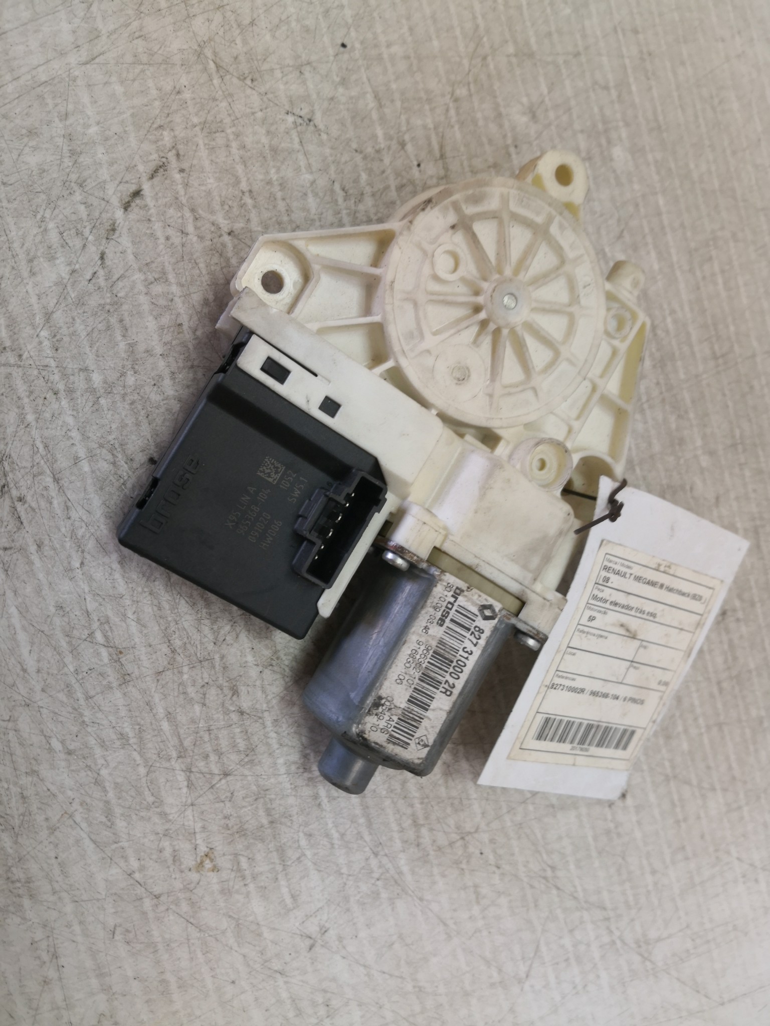 Motor elevador trás esq. RENAULT - ID S_38049