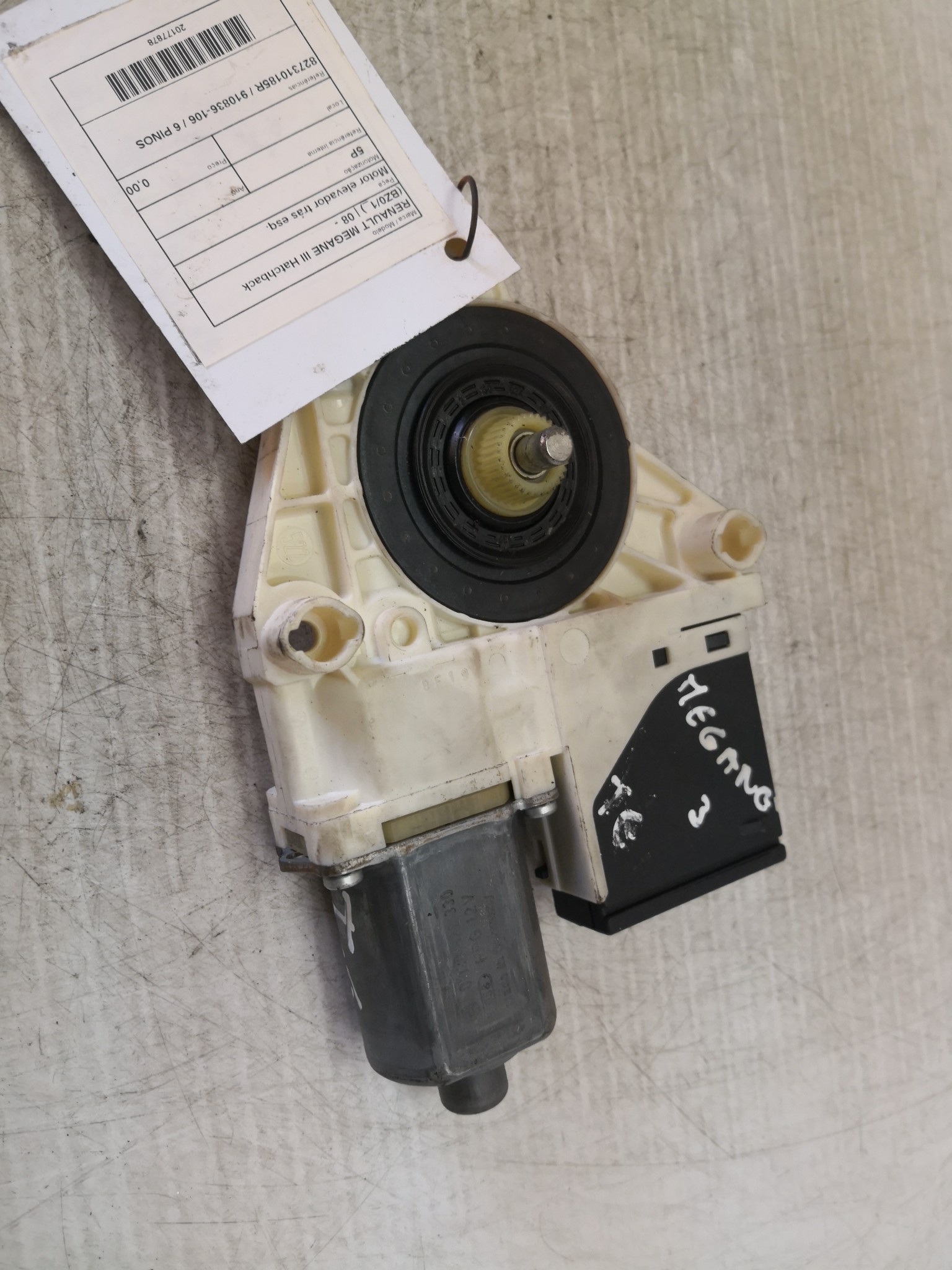 Motor elevador trás esq. RENAULT MEGANE III Hatchback (BZ0/1_) | 08 -  Imagem-3