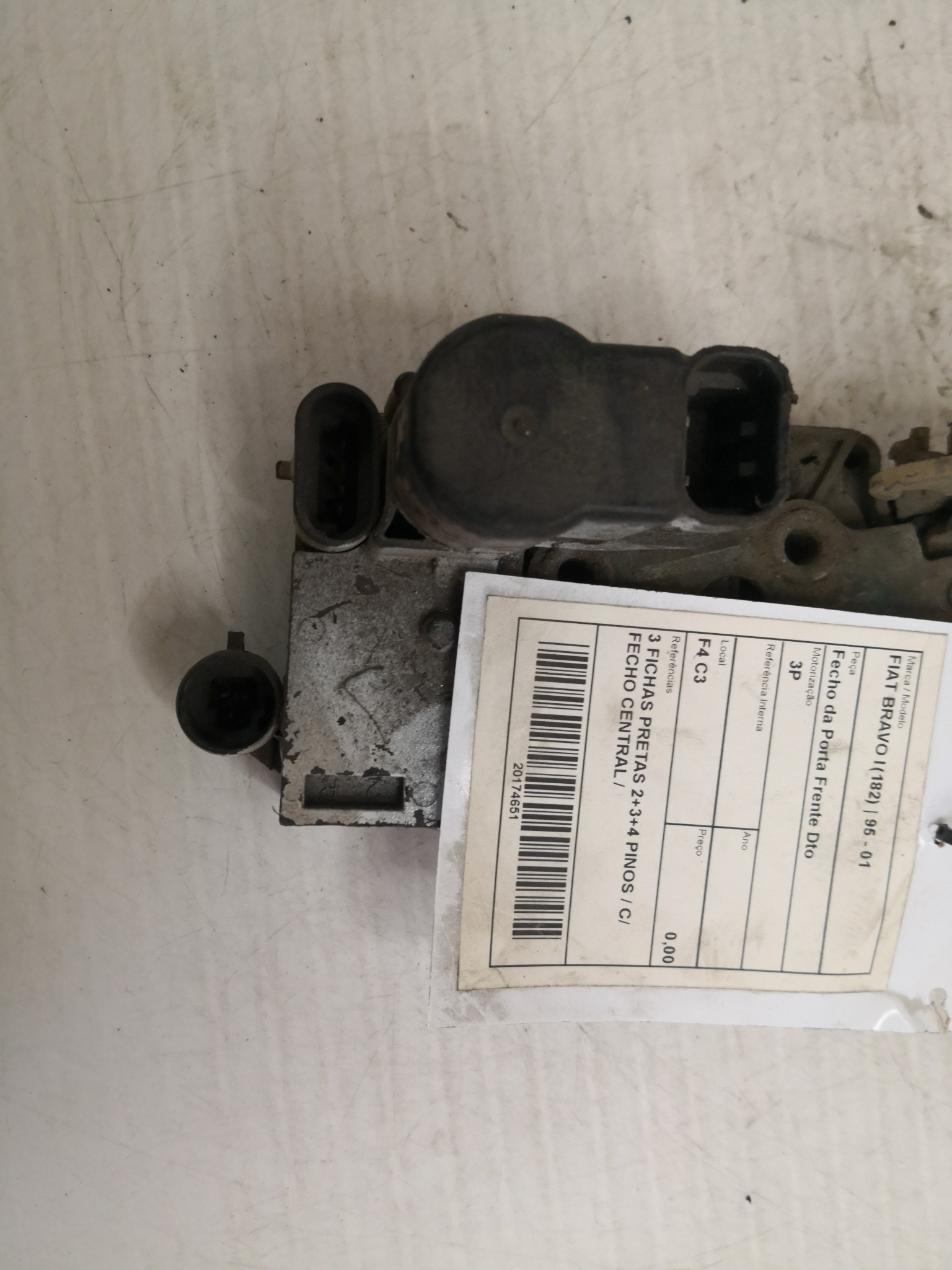 Fecho da Porta Frente Dto FIAT BRAVO I (182_) | 95 - 01 Imagem-1