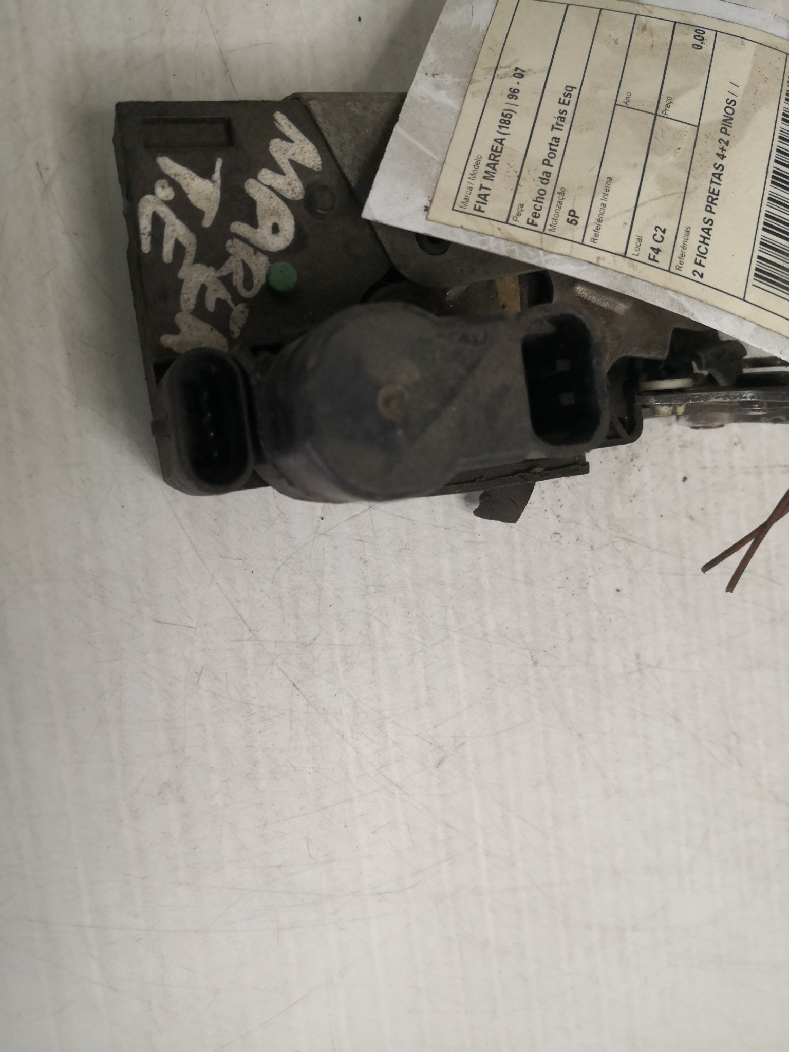 Fecho da Porta Trás Esq FIAT MAREA (185_) | 96 - 07 Imagem-1