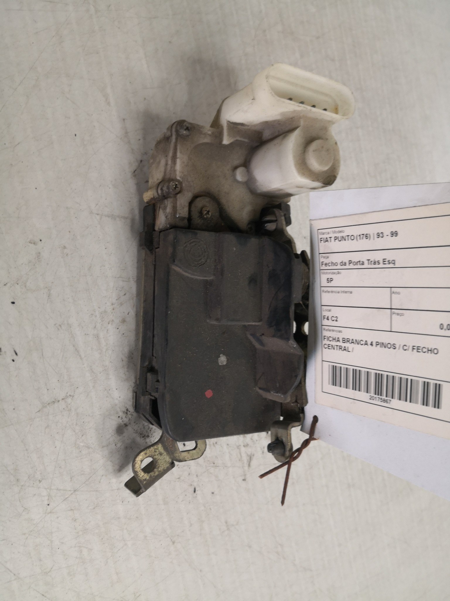 Fecho da Porta Trás Esq FIAT - ID S_35866