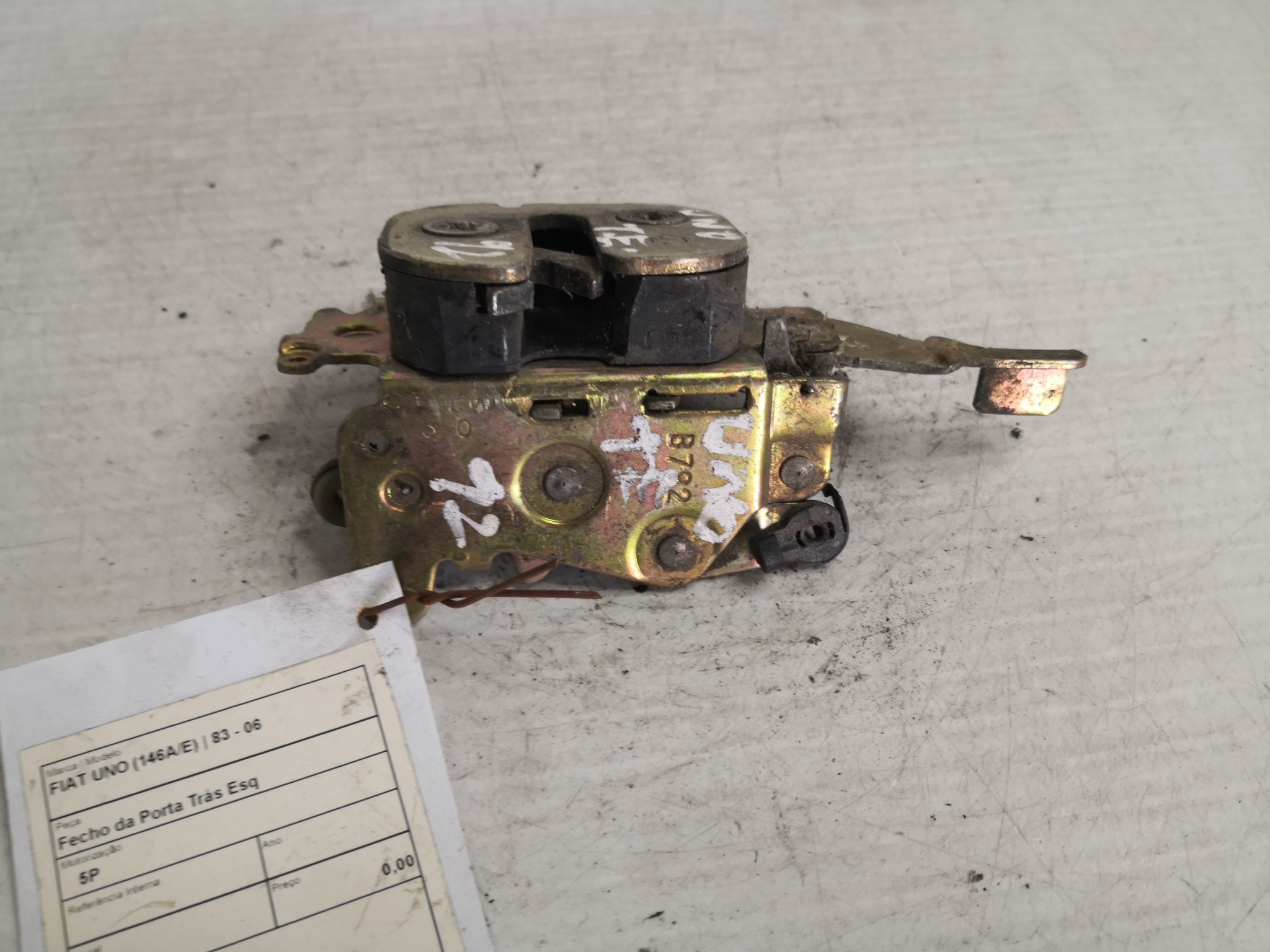 Fecho da Porta Trás Esq FIAT UNO (146_) | 83 - 06 Imagem-1