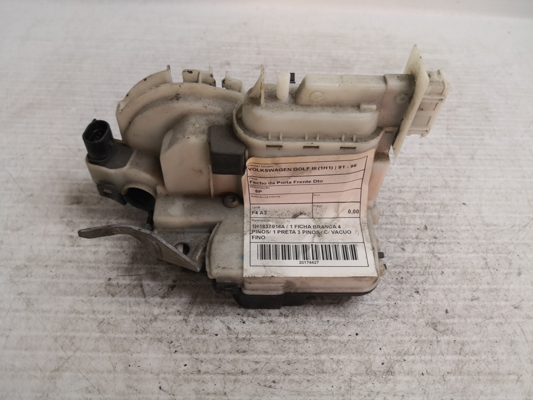 Fecho da Porta Frente Dto VOLKSWAGEN - ID S_34426