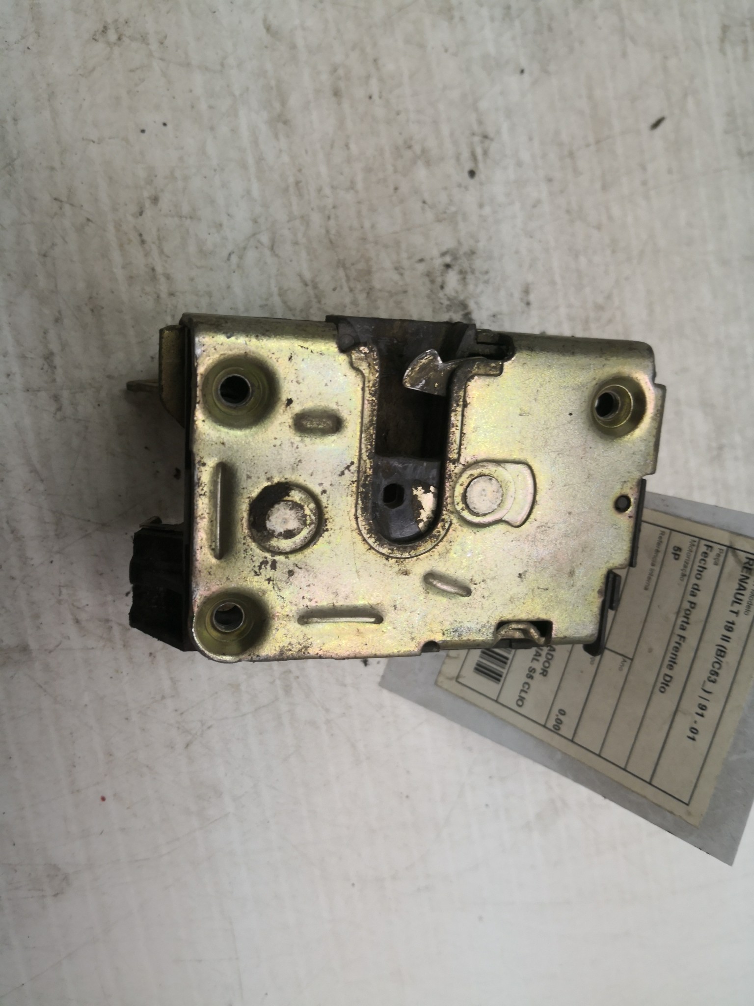Fecho da Porta Frente Dto RENAULT 19 II (B/C53_) | 91 - 01 Imagem-2
