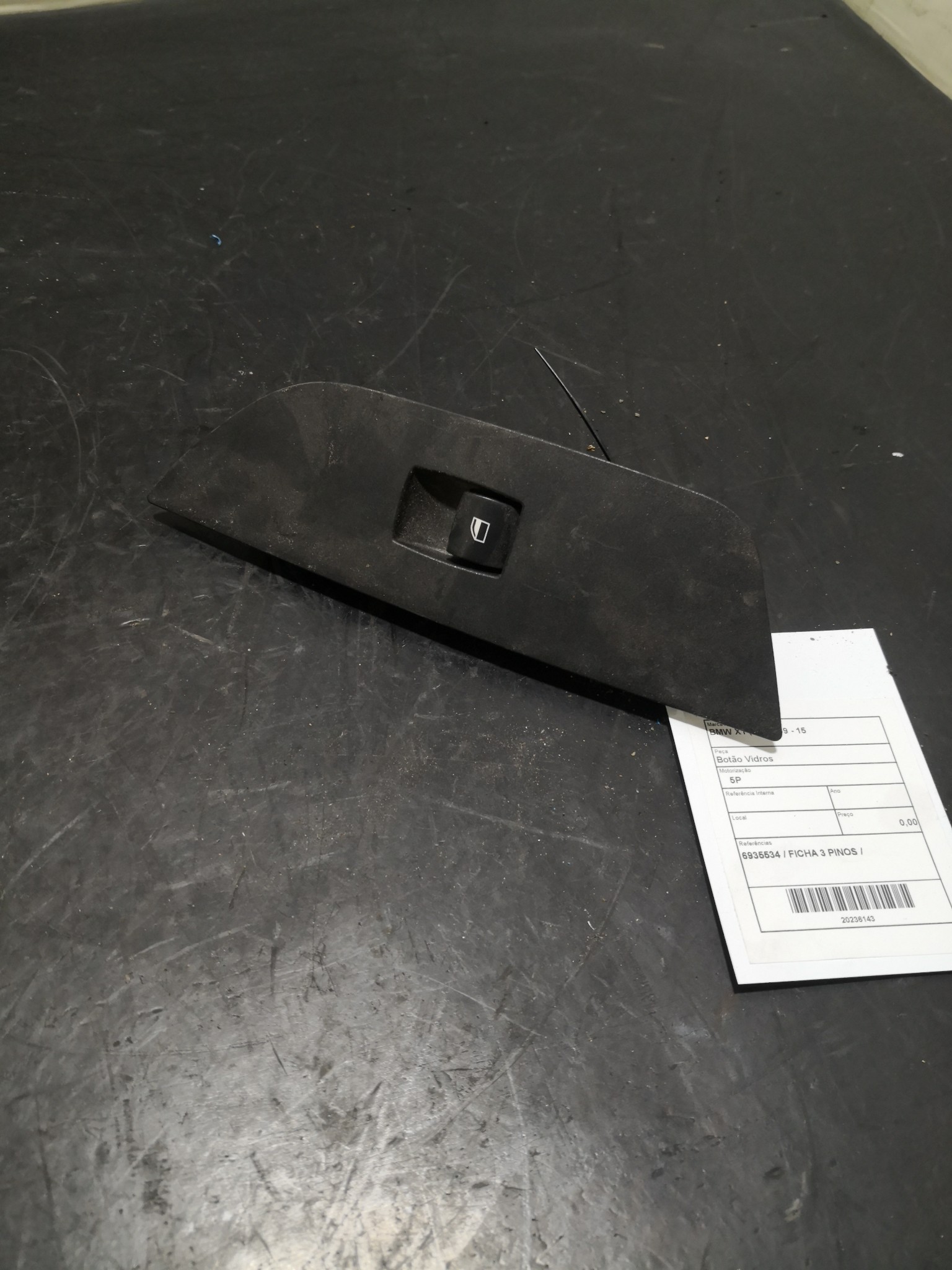 Botão Vidros BMW - ID S_96142