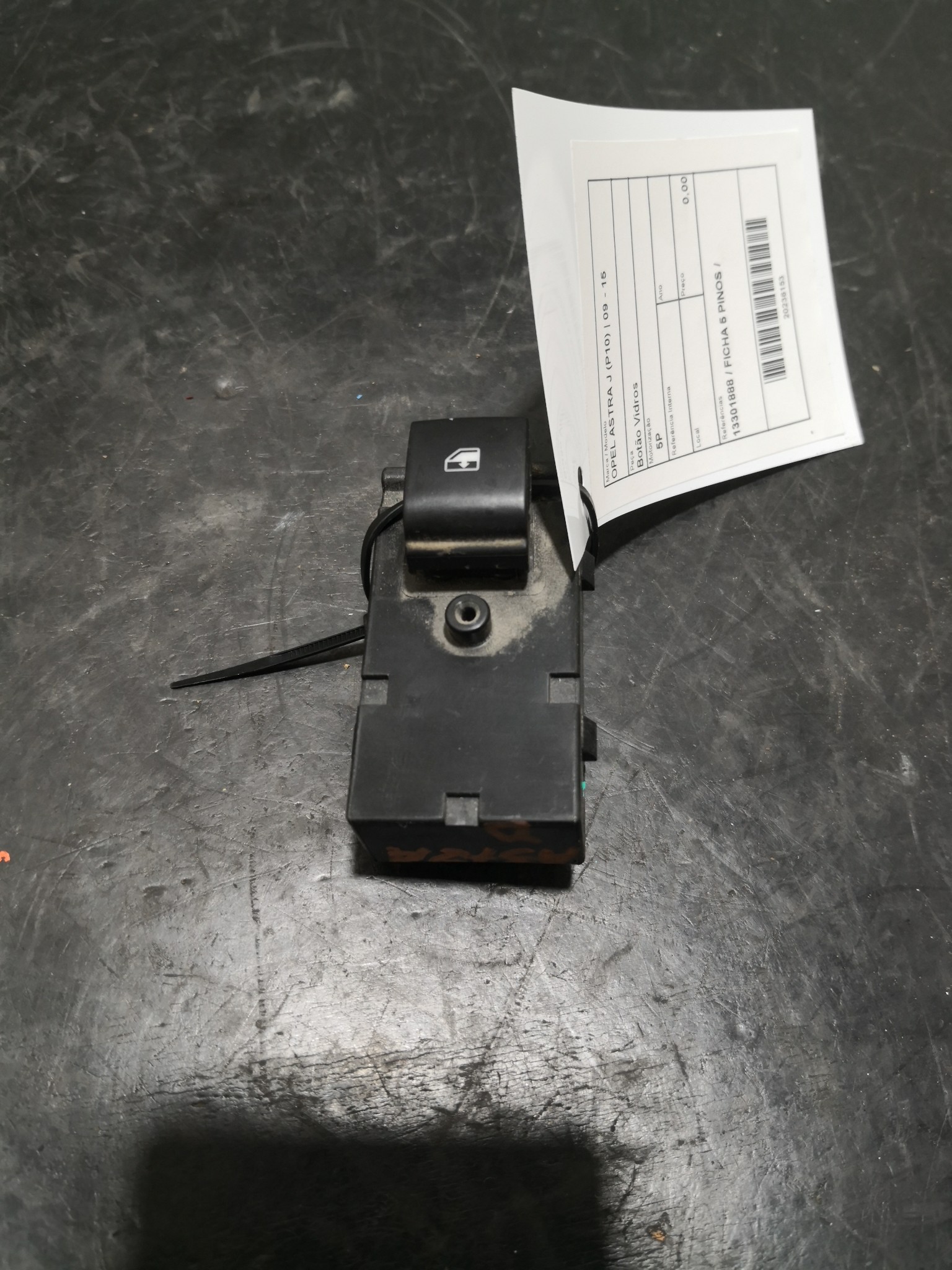 Botão Vidros OPEL - ID S_96152