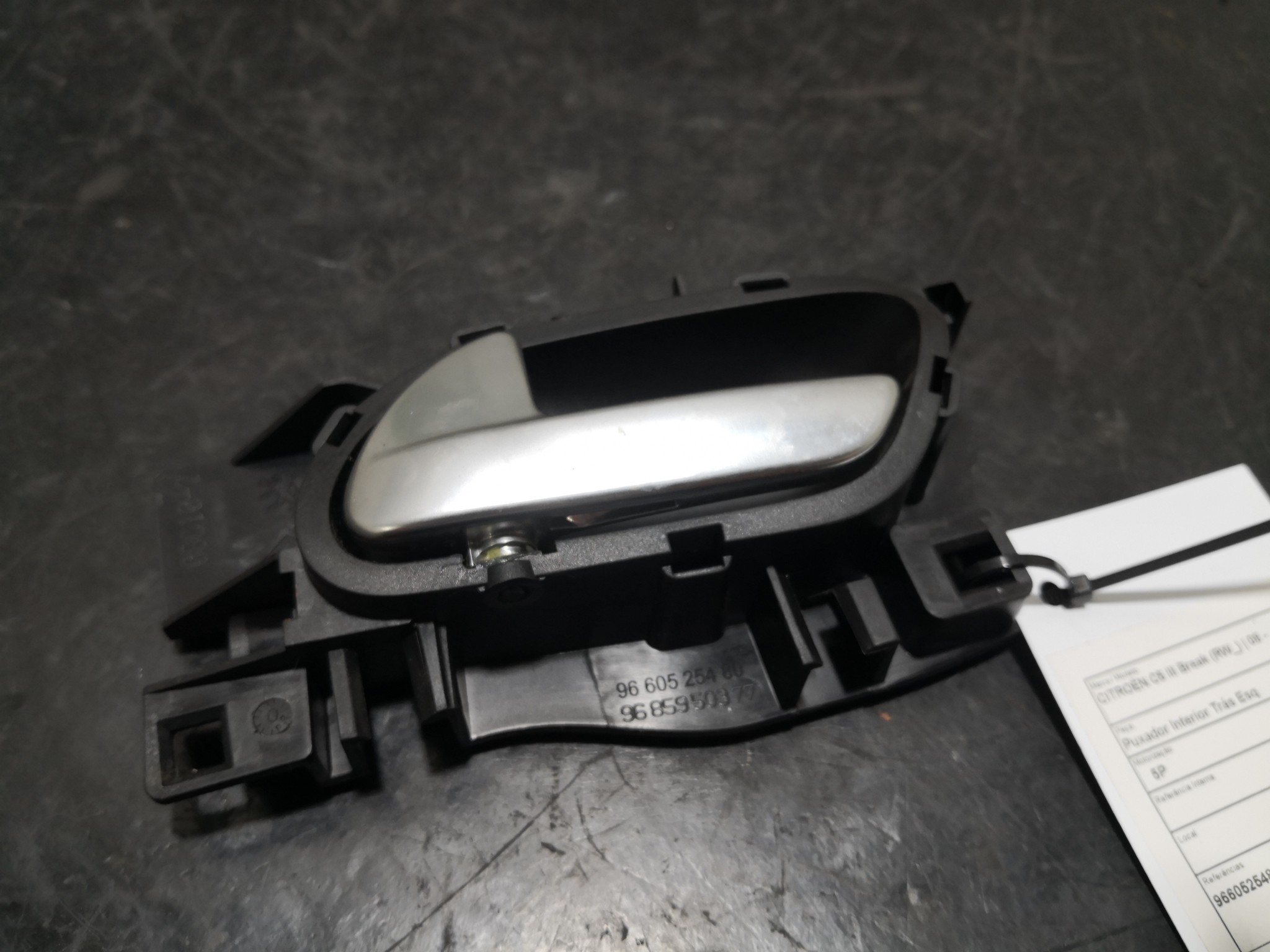 Puxador Interior Trás Esq CITROEN - ID S_96256