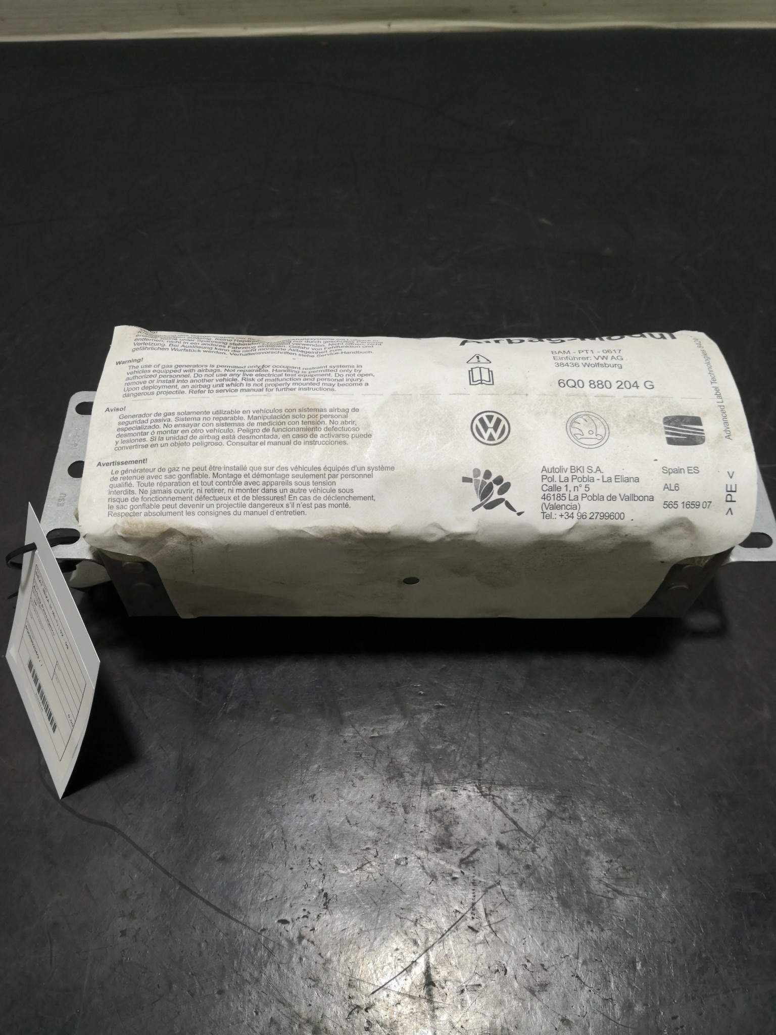 Airbag Passageiro SEAT - ID S_96444