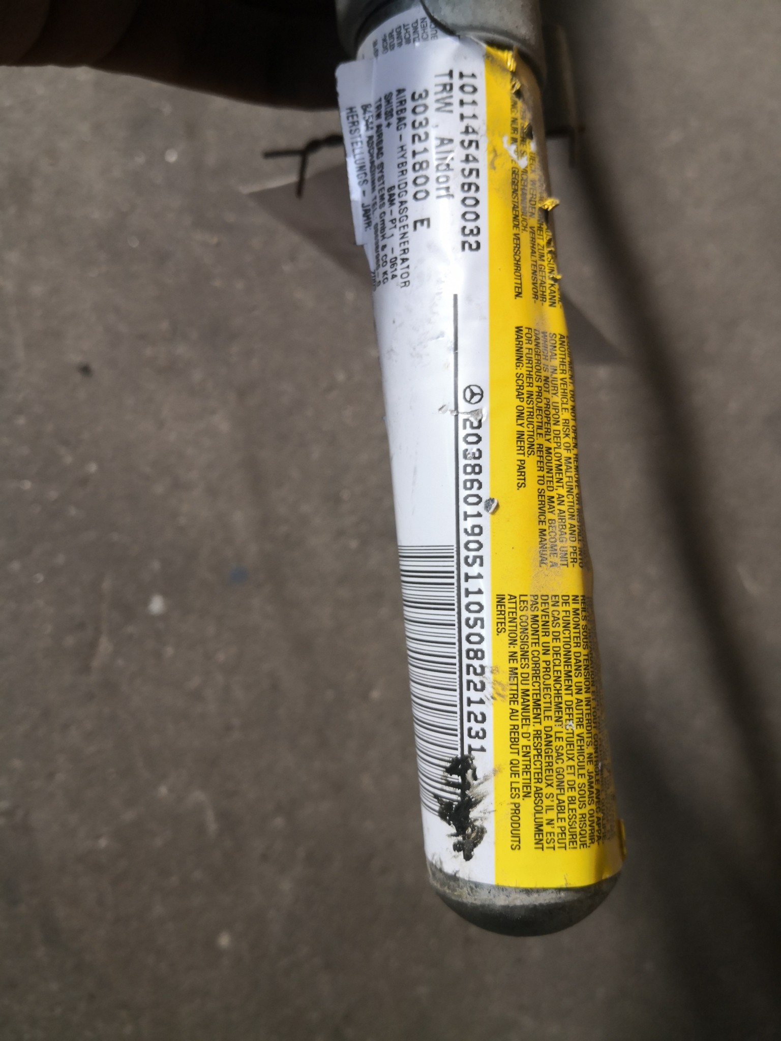 Airbags de Cortina Esq MERCEDES-BENZ C-CLASS Coupe Sport (CL203) | 01 - 11 Imagem-2