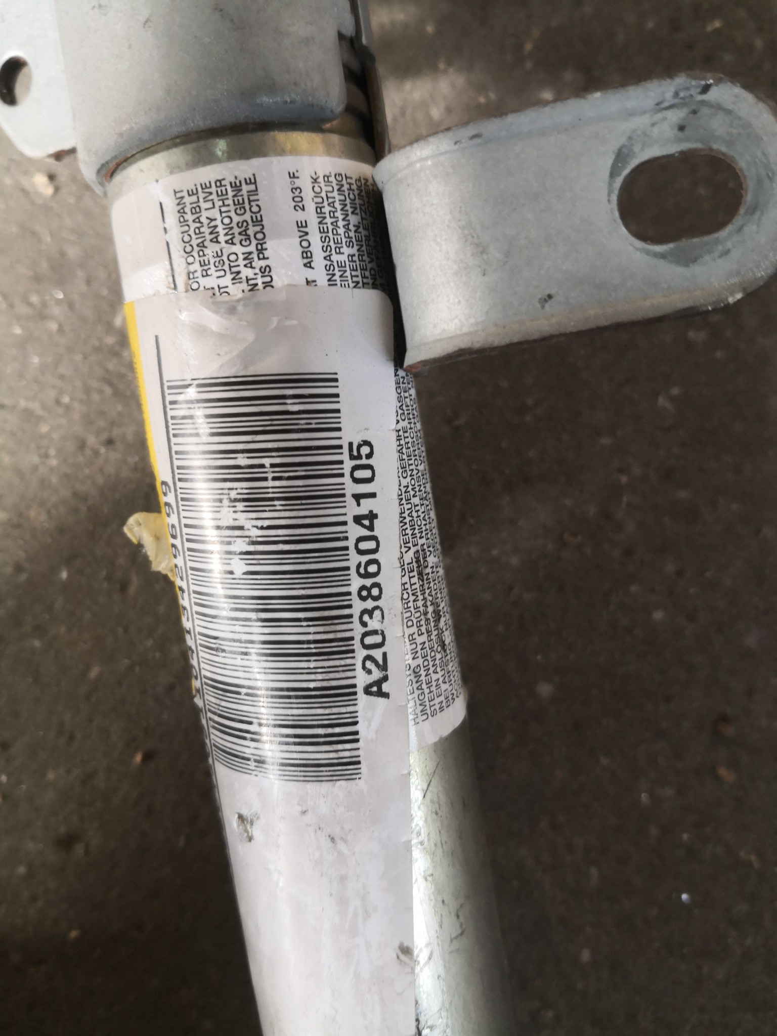 Airbags de Cortina Esq MERCEDES-BENZ C-CLASS T-Model (S203) | 01 - 07 Imagem-2