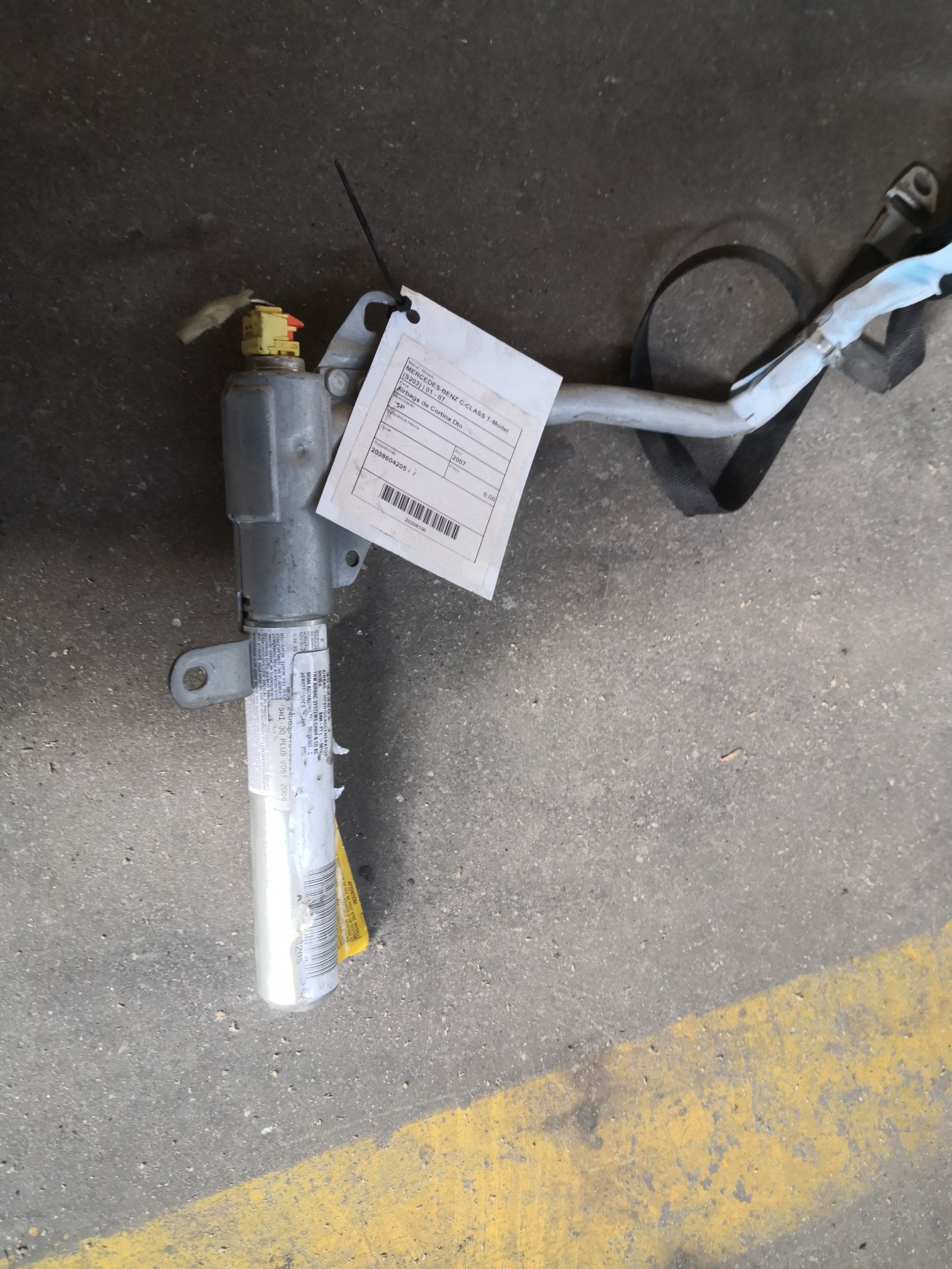 Airbags de Cortina Dto MERCEDES-BENZ C-CLASS T-Model (S203) | 01 - 07 Imagem-1