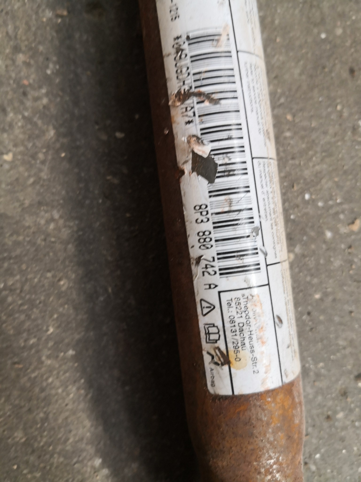 Airbags de Cortina Dto AUDI A3 (8P1) | 03 - 13 Imagem-1