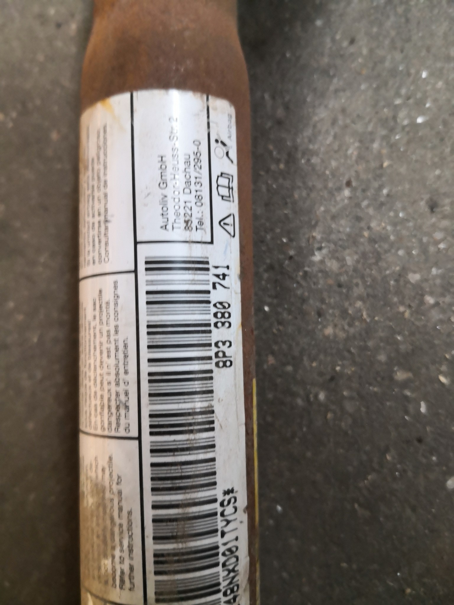 Airbags de Cortina Esq AUDI A3 (8P1) | 03 - 13 Imagem-1