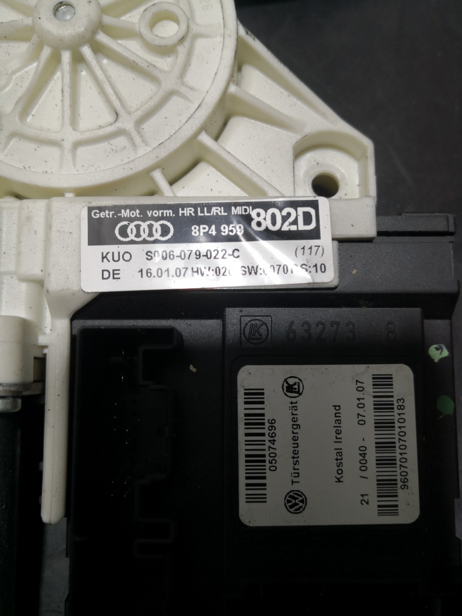 Motor elevador trás drt AUDI A3 (8P1) | 03 - 13 Imagem-1