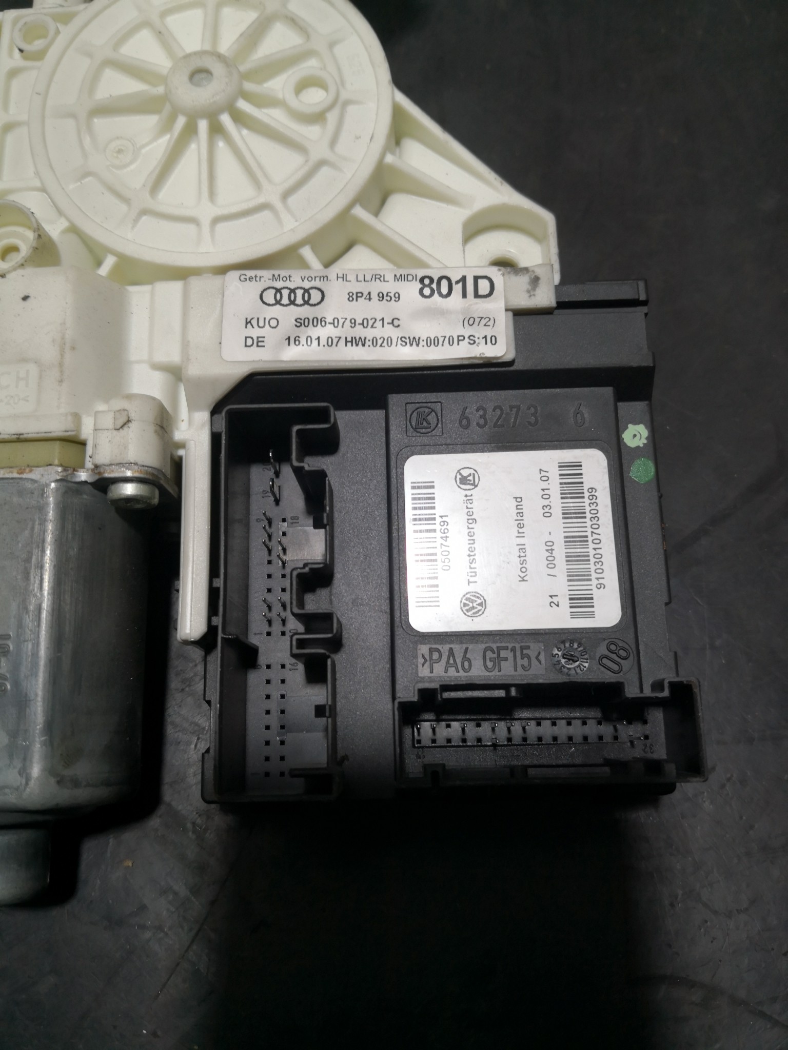 Motor elevador trás esq. AUDI A3 (8P1) | 03 - 13 Imagem-1