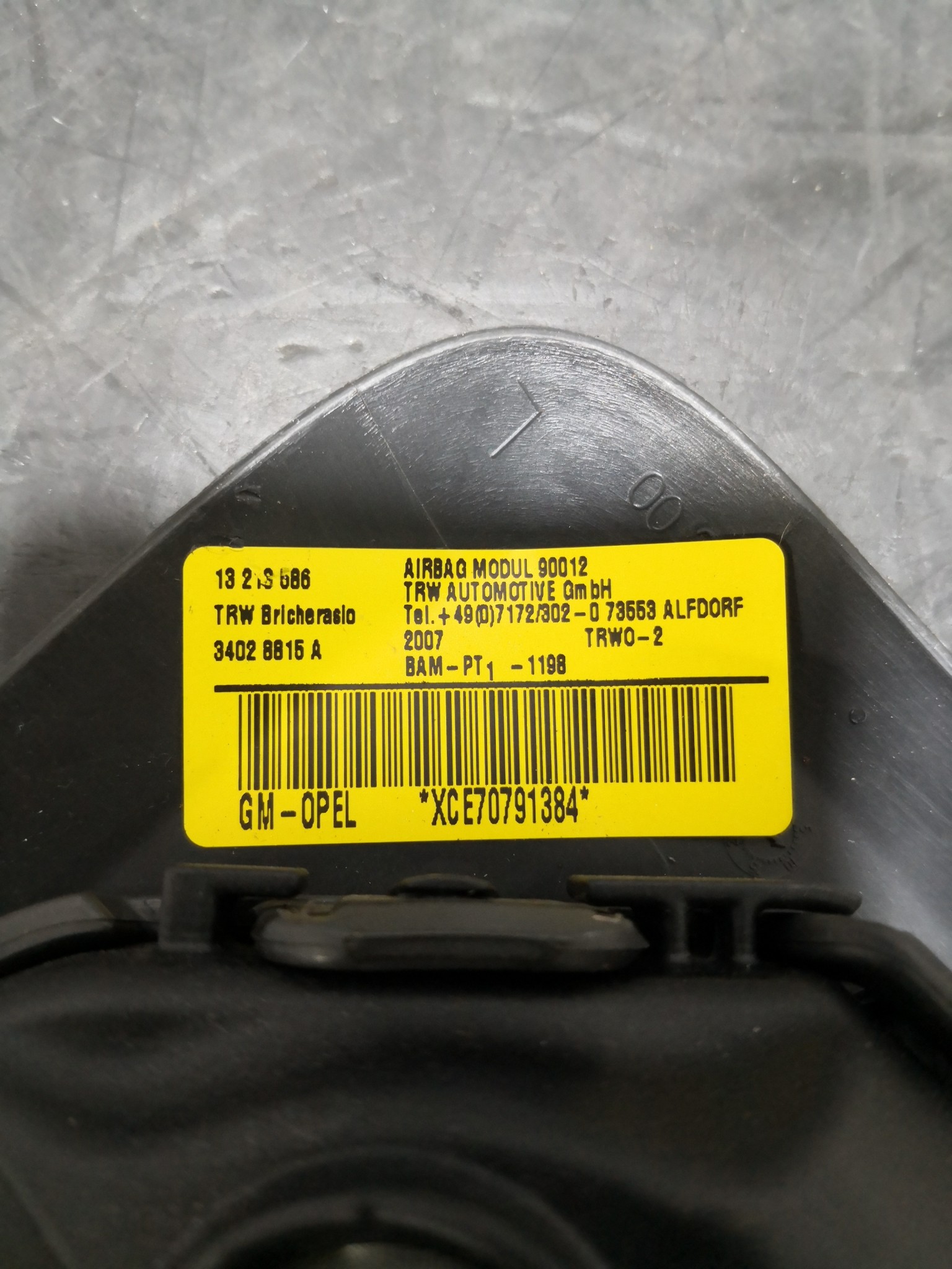 Airbag Banco Esq OPEL CORSA D (S07) | 06 - 14 Imagem-2