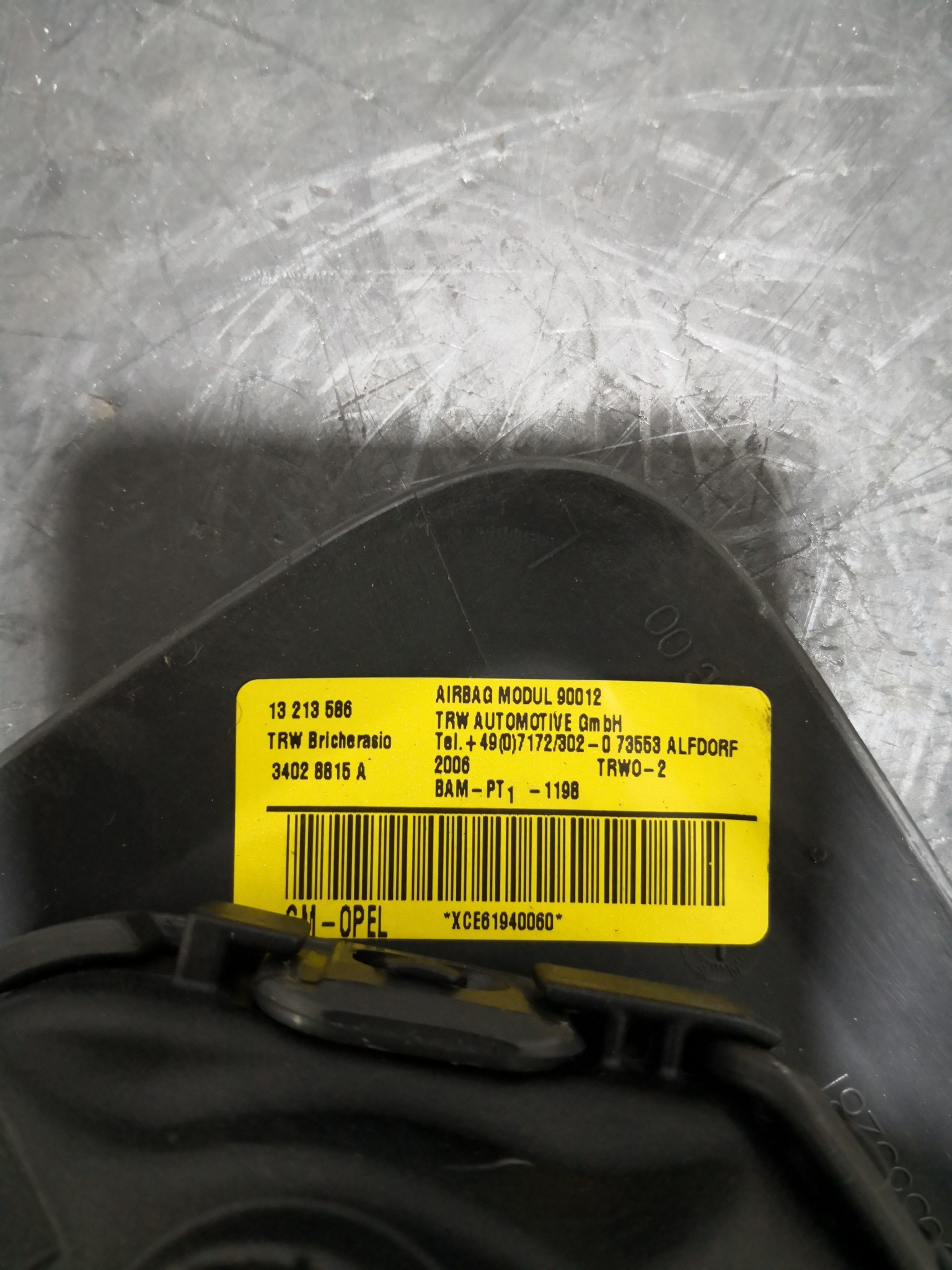 Airbag Banco Esq OPEL CORSA D (S07) | 06 - 14 Imagem-2