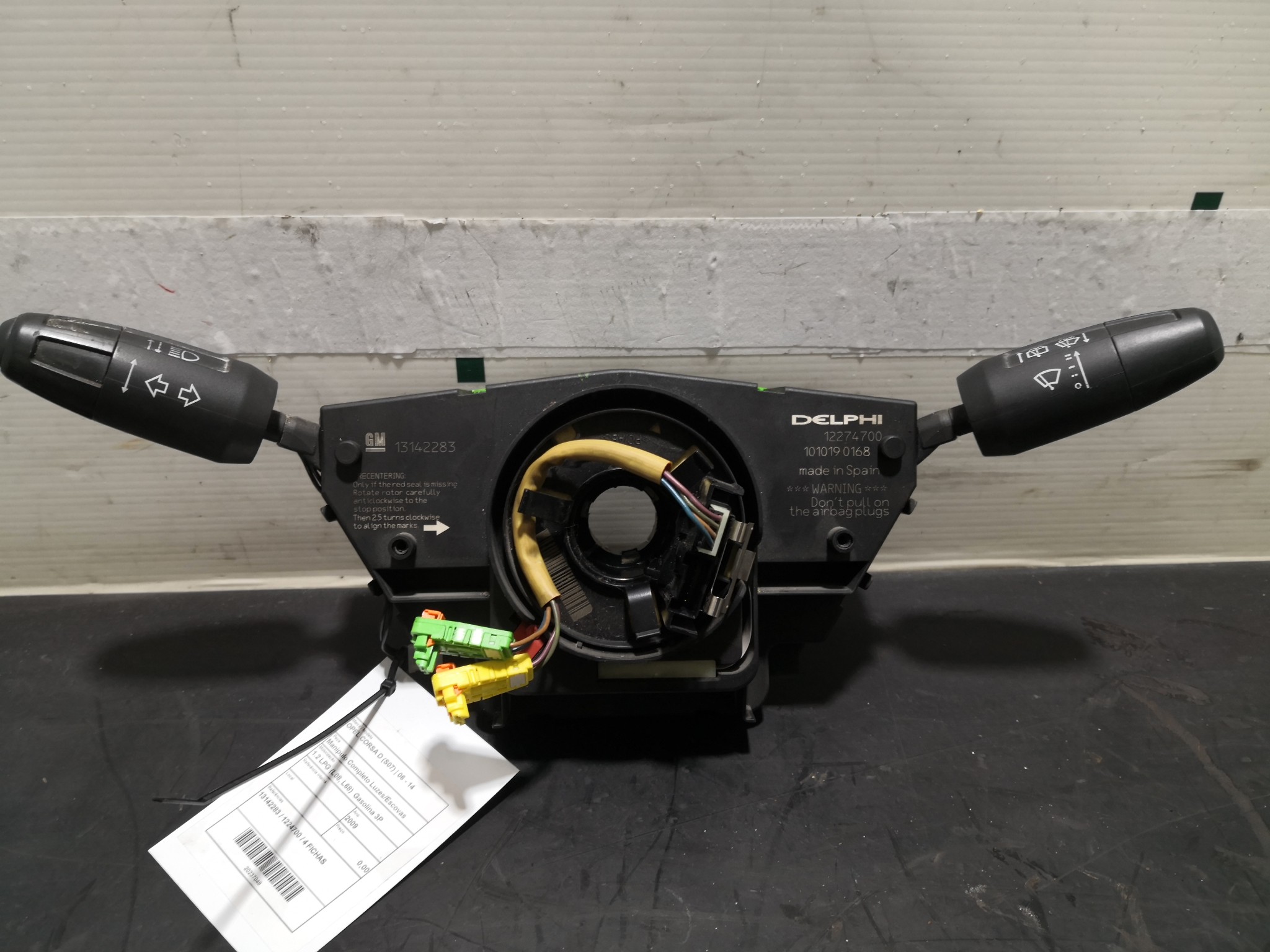 Manipulo Completo Luzes/Escovas OPEL - ID S_97048