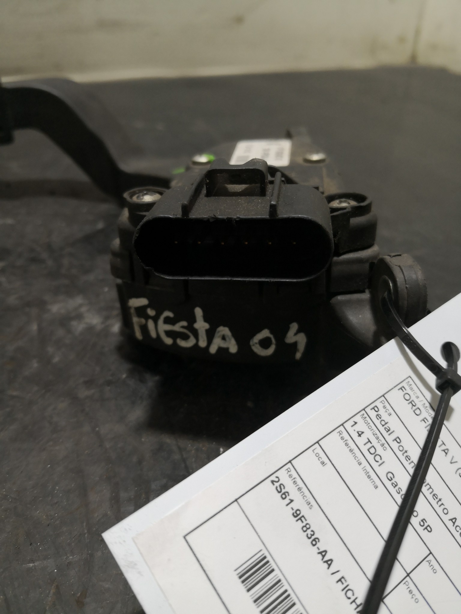 Pedal Potenciometro Acelerador FORD FIESTA V (JH_, JD_) | 01 - 14 Imagem-2