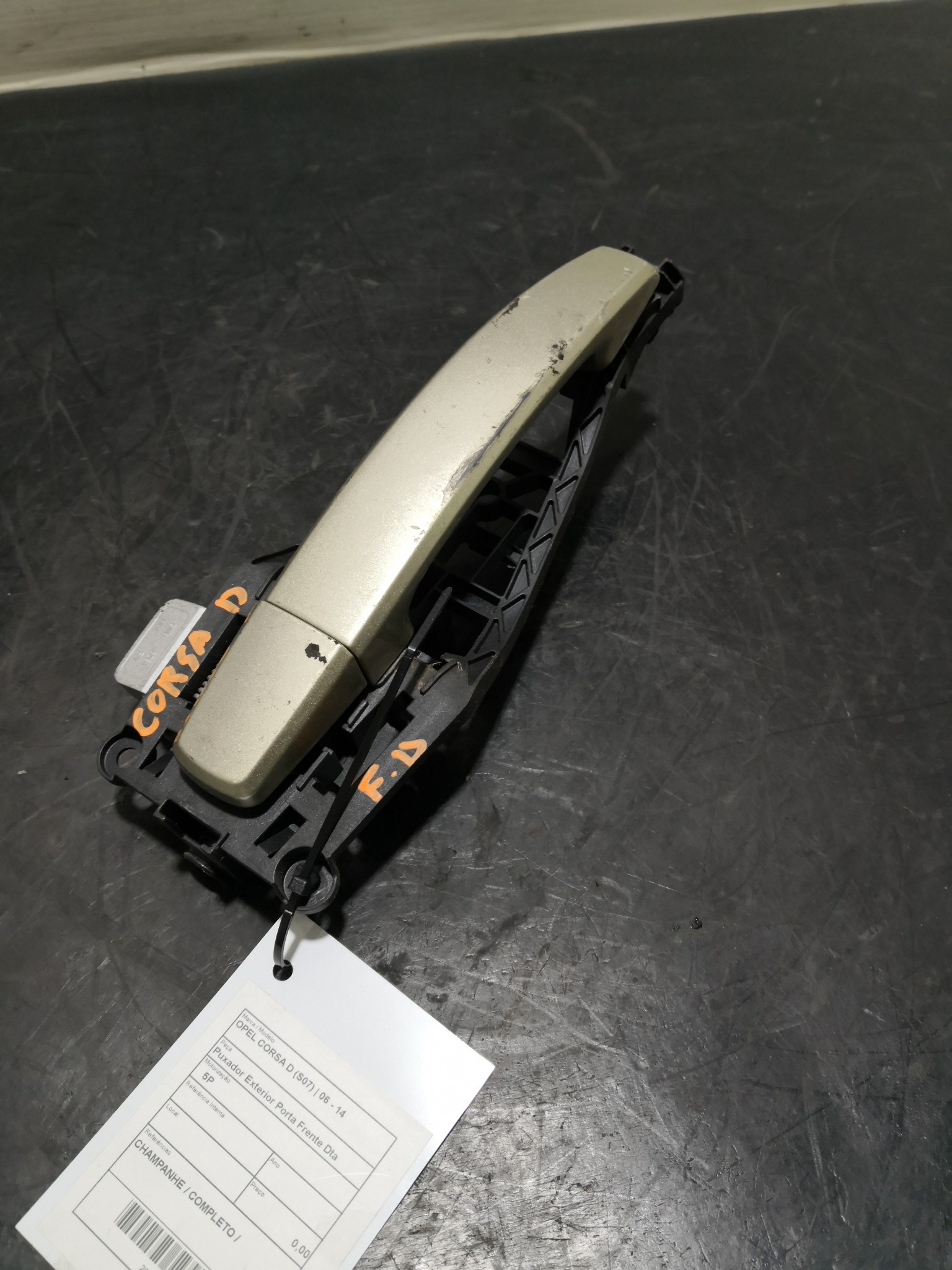 Puxador Exterior Porta Frente Dta OPEL - ID S_97100