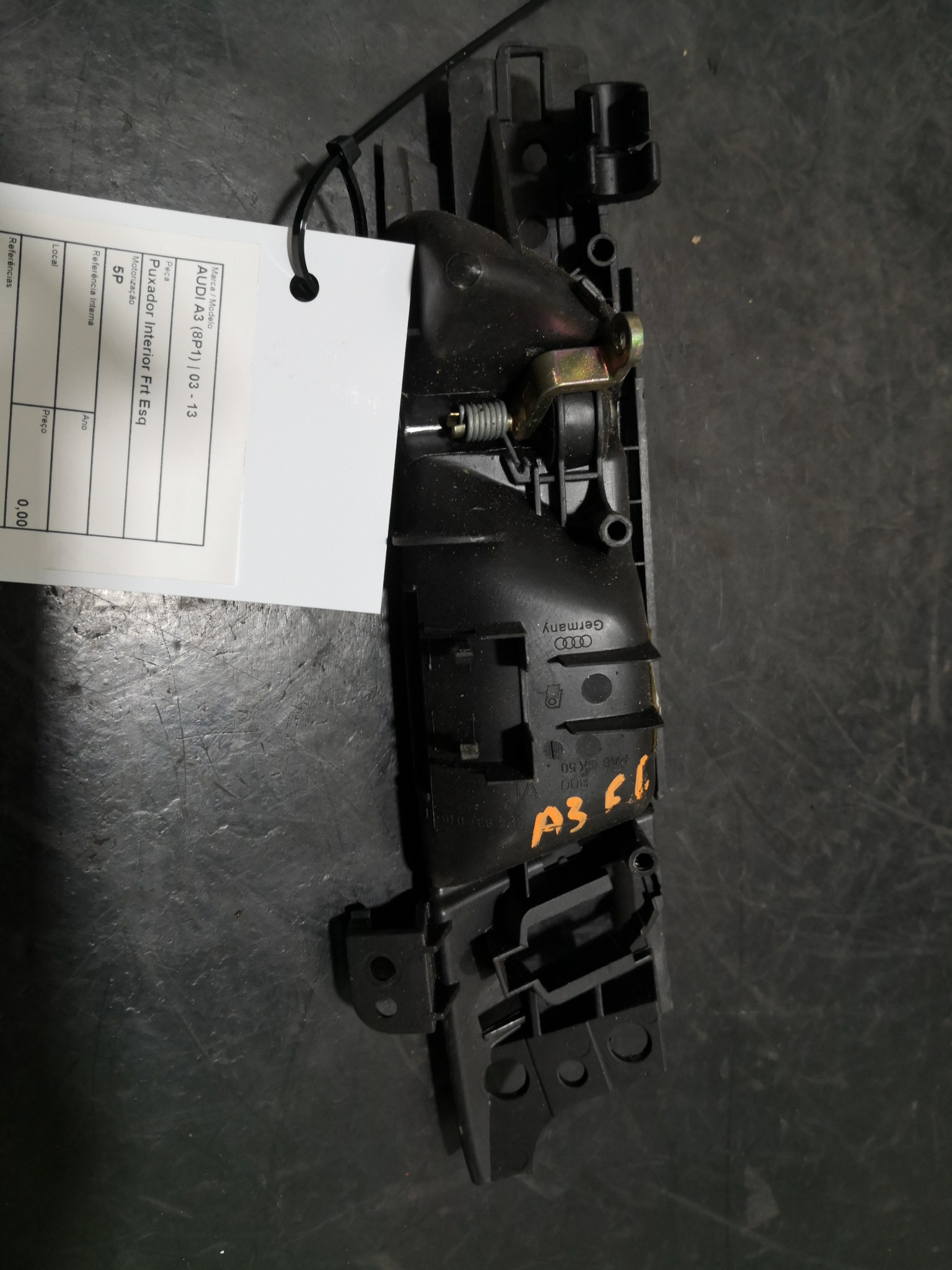 Puxador Interior Frt Esq AUDI - ID S_97216