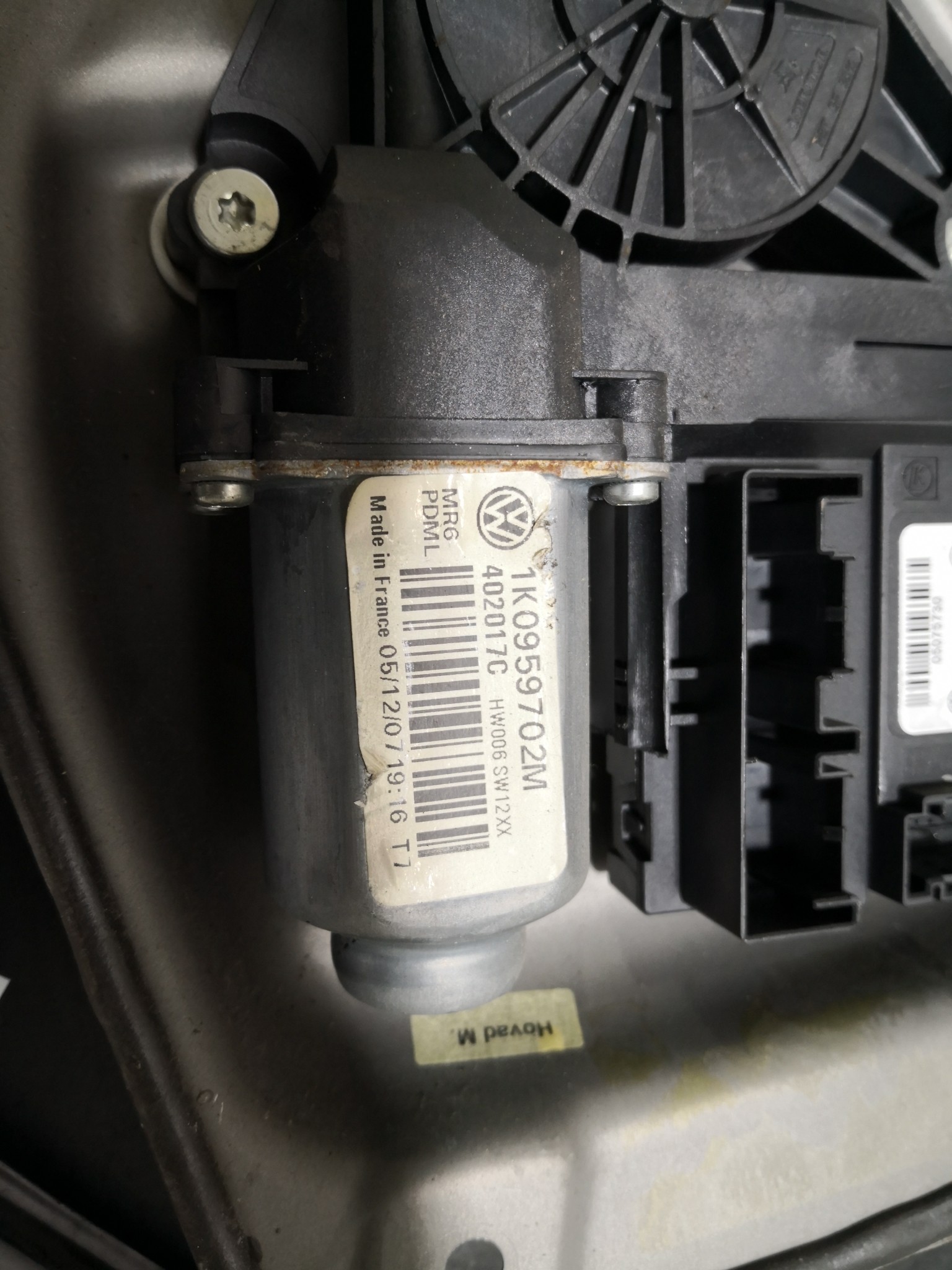 Elevador Frente Dto Electrico VOLKSWAGEN GOLF V (1K1) | 03 - 09 Imagem-2