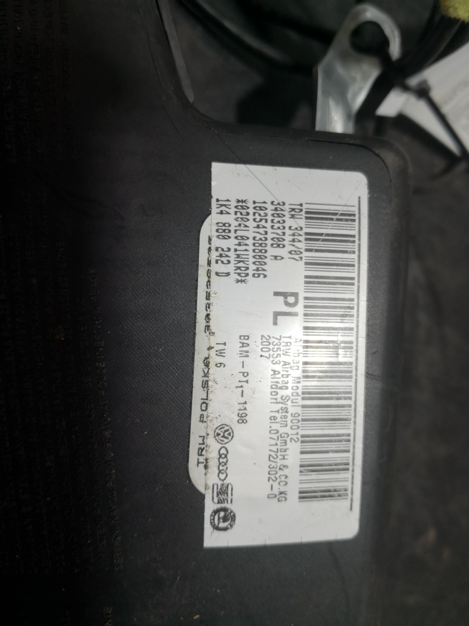 Airbag Banco Dto SEAT LEON (1P1) | 05 - 13 Imagem-2