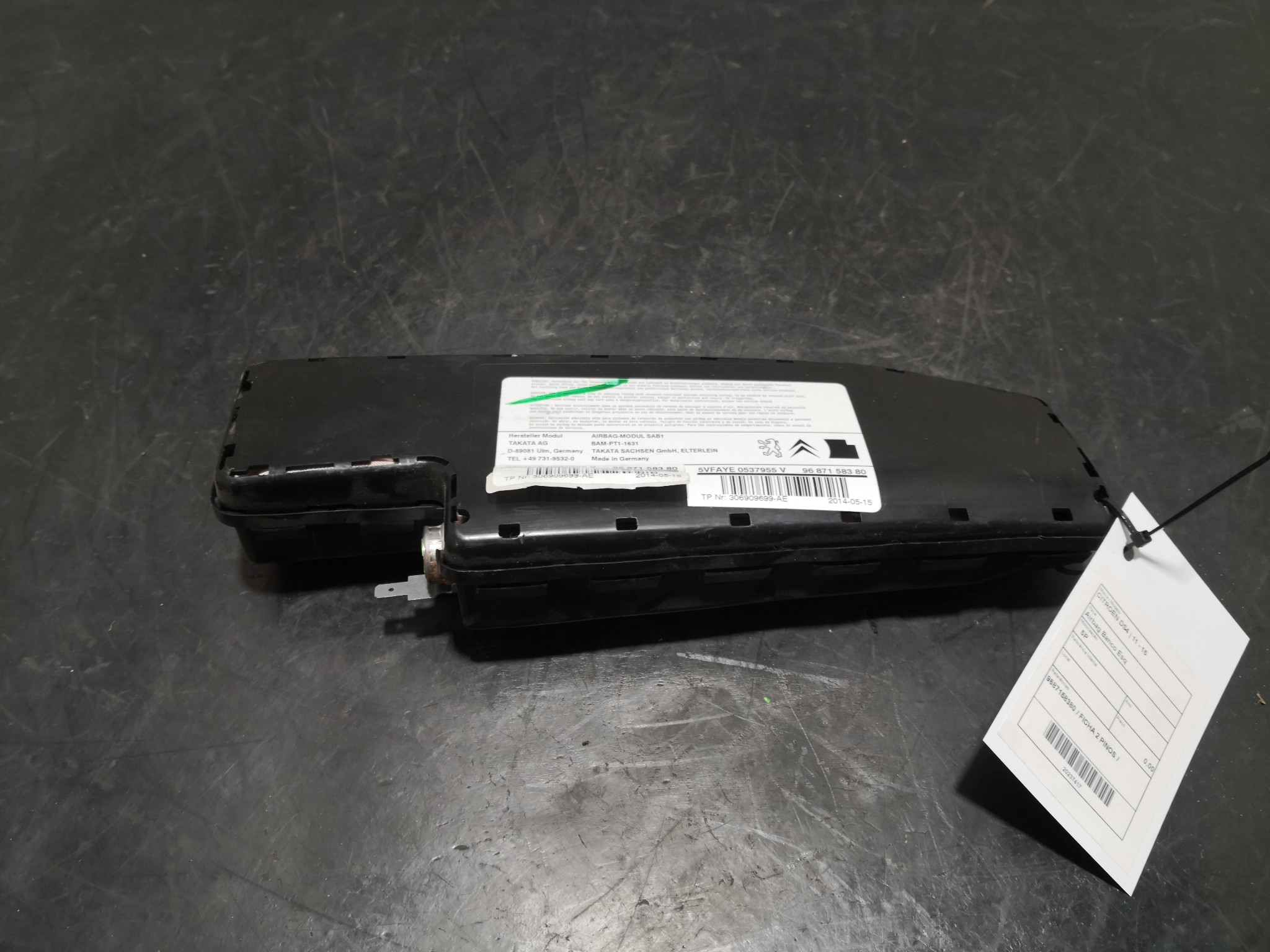 Airbag Banco Esq CITROEN - ID S_97416