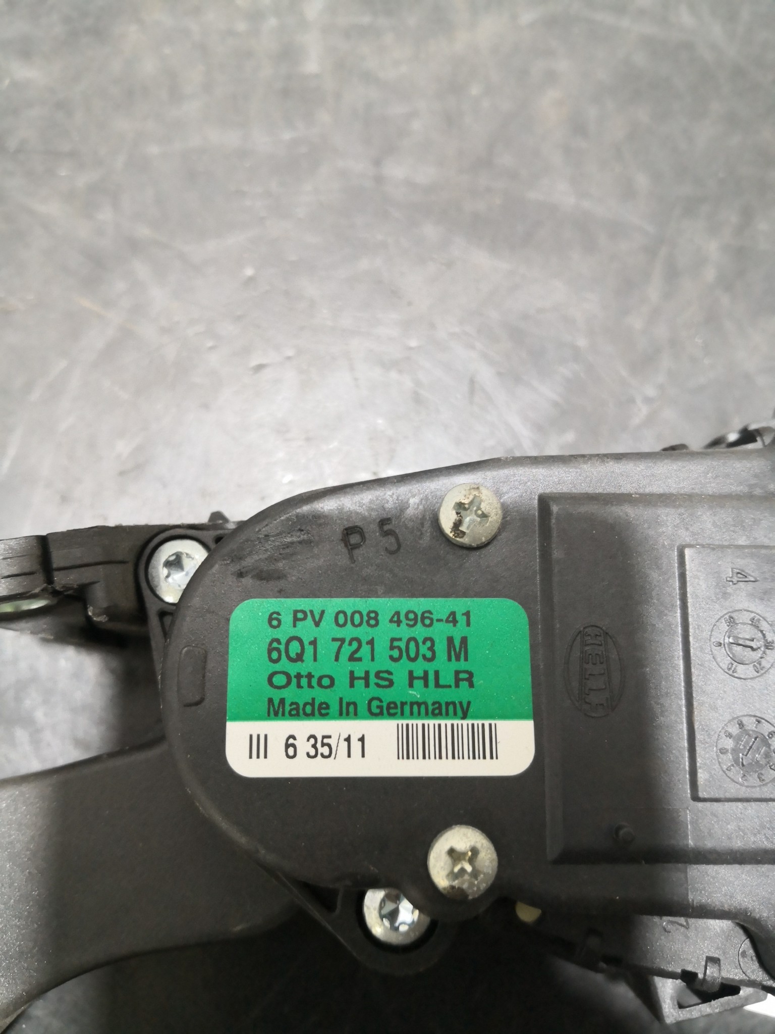 Pedal Potenciometro Acelerador VOLKSWAGEN POLO (6R1, 6C1) | 09 -  Imagem-1