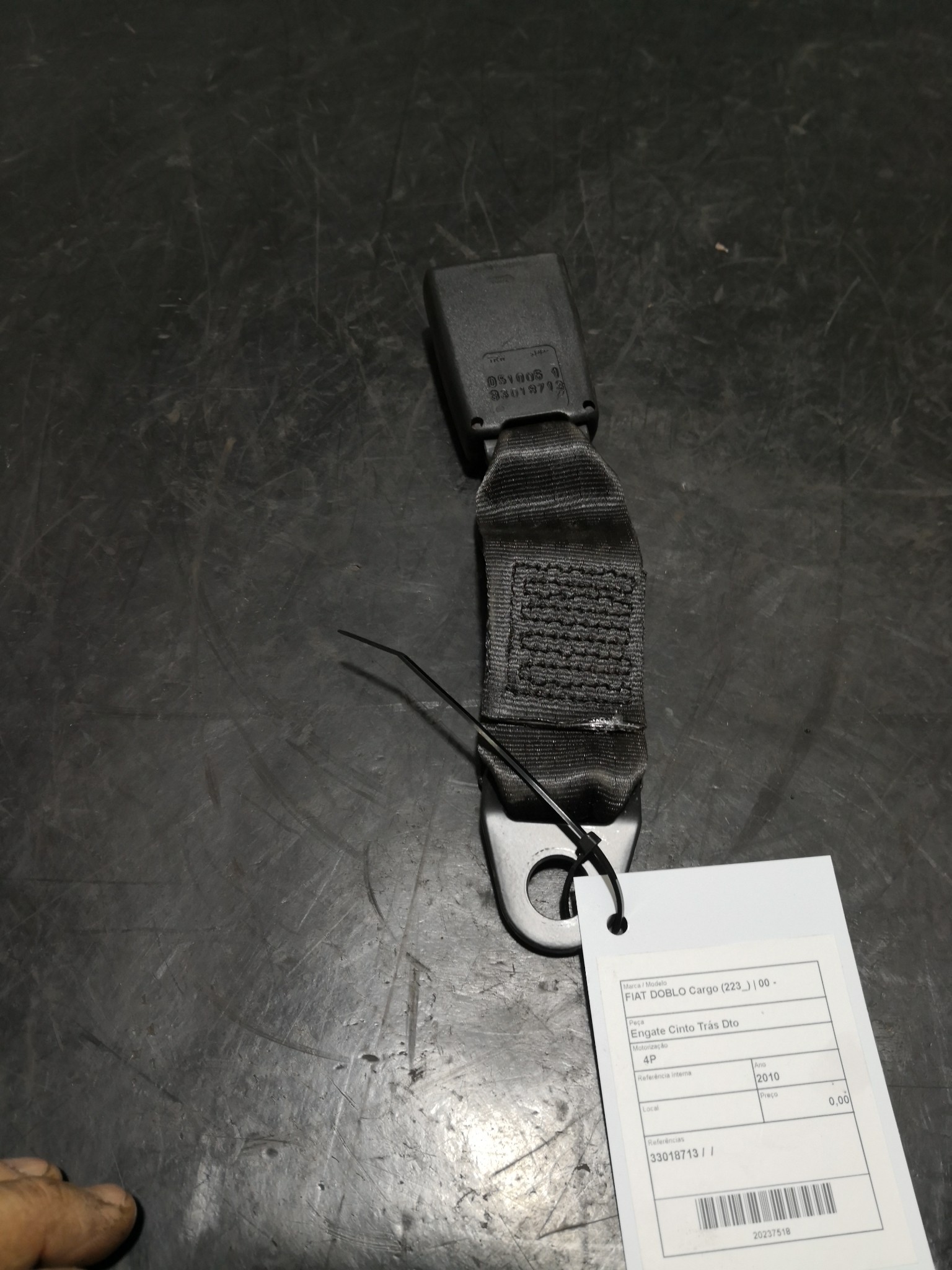 Engate Cinto Trás Dto FIAT - ID S_97517