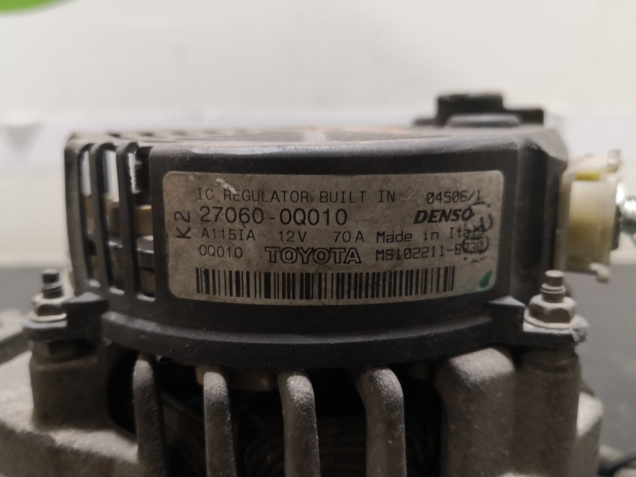 Alternador TOYOTA AYGO (_B1_) | 05 - 14 Imagem-1