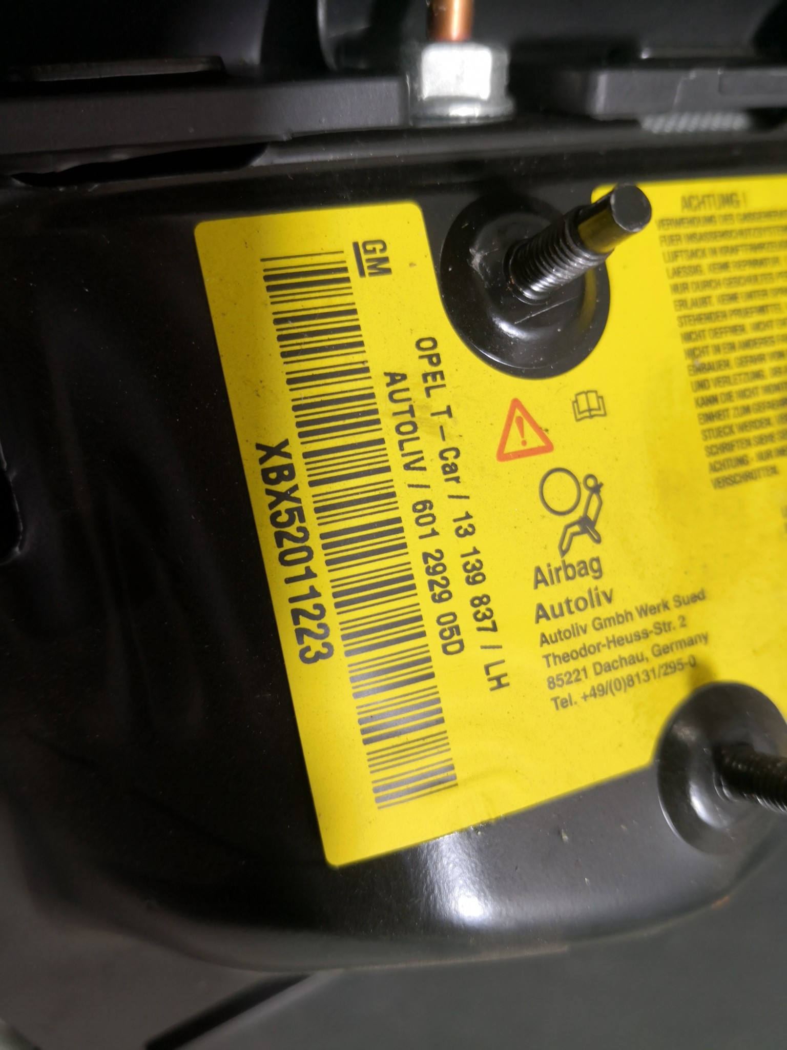 Airbag Banco Esq OPEL ASTRA H Combi (A04) | 04 - 14 Imagem-3