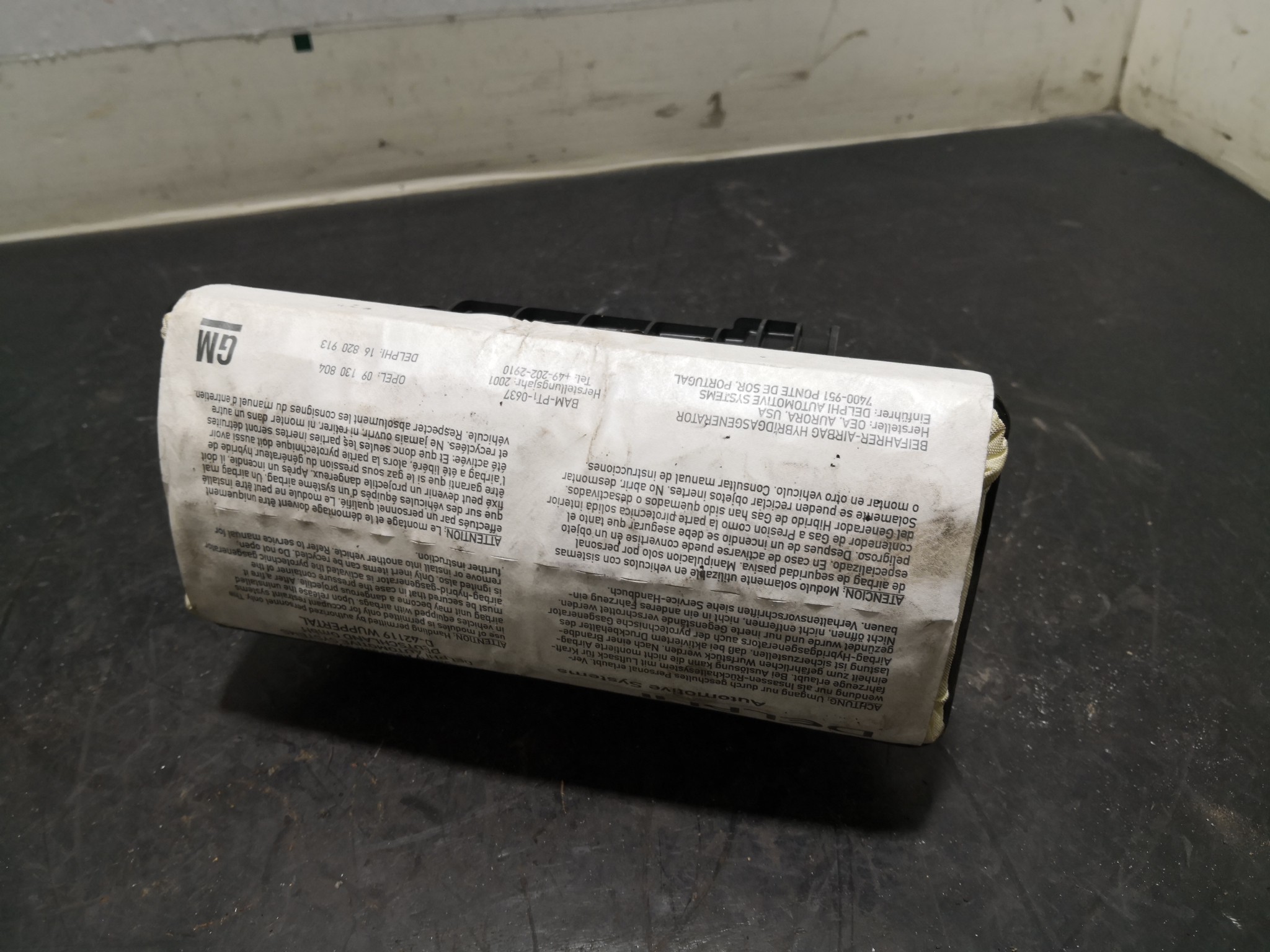 Airbag Passageiro OPEL - ID S_98057