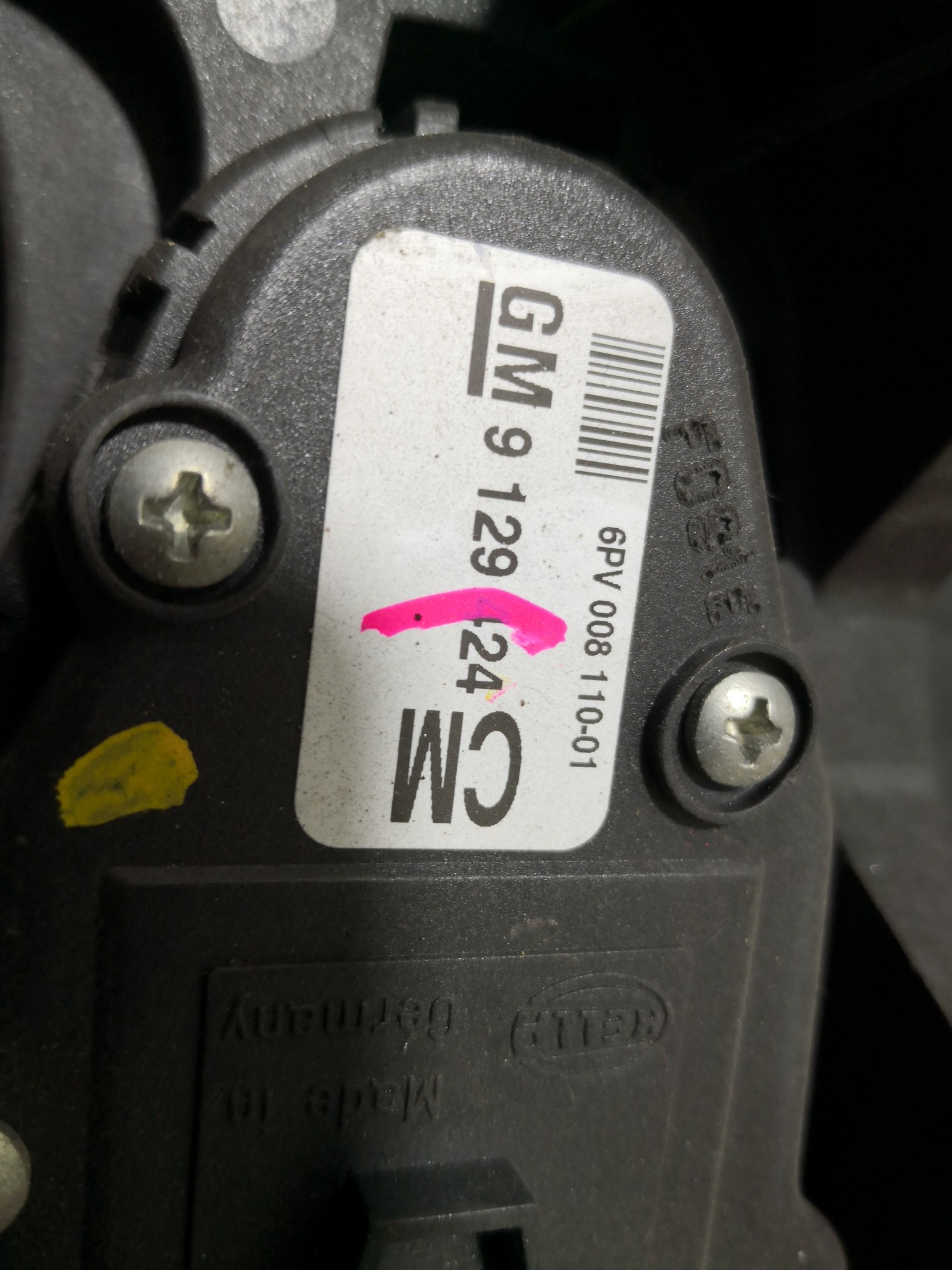 Pedal Potenciometro Acelerador OPEL CORSA C (X01) | 00 - 09 Imagem-1