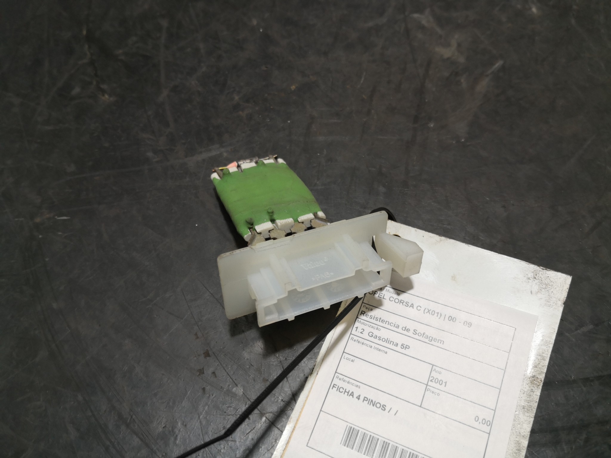 Resistencia de Sofagem OPEL CORSA C (X01) | 00 - 09 Imagem-2