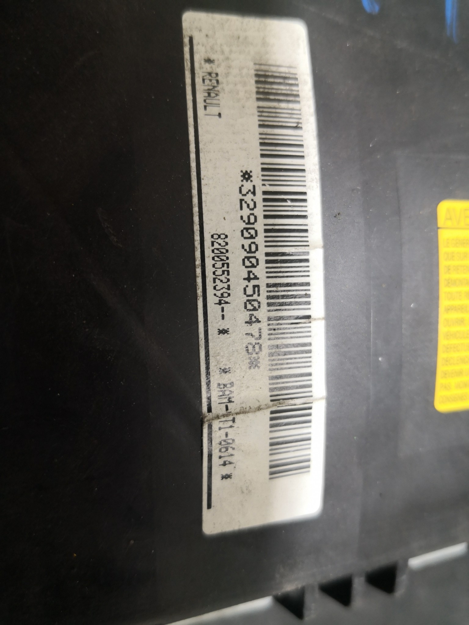 Airbag Banco Esq RENAULT CLIO Grandtour (KR0/1_) | 08 -  Imagem-2