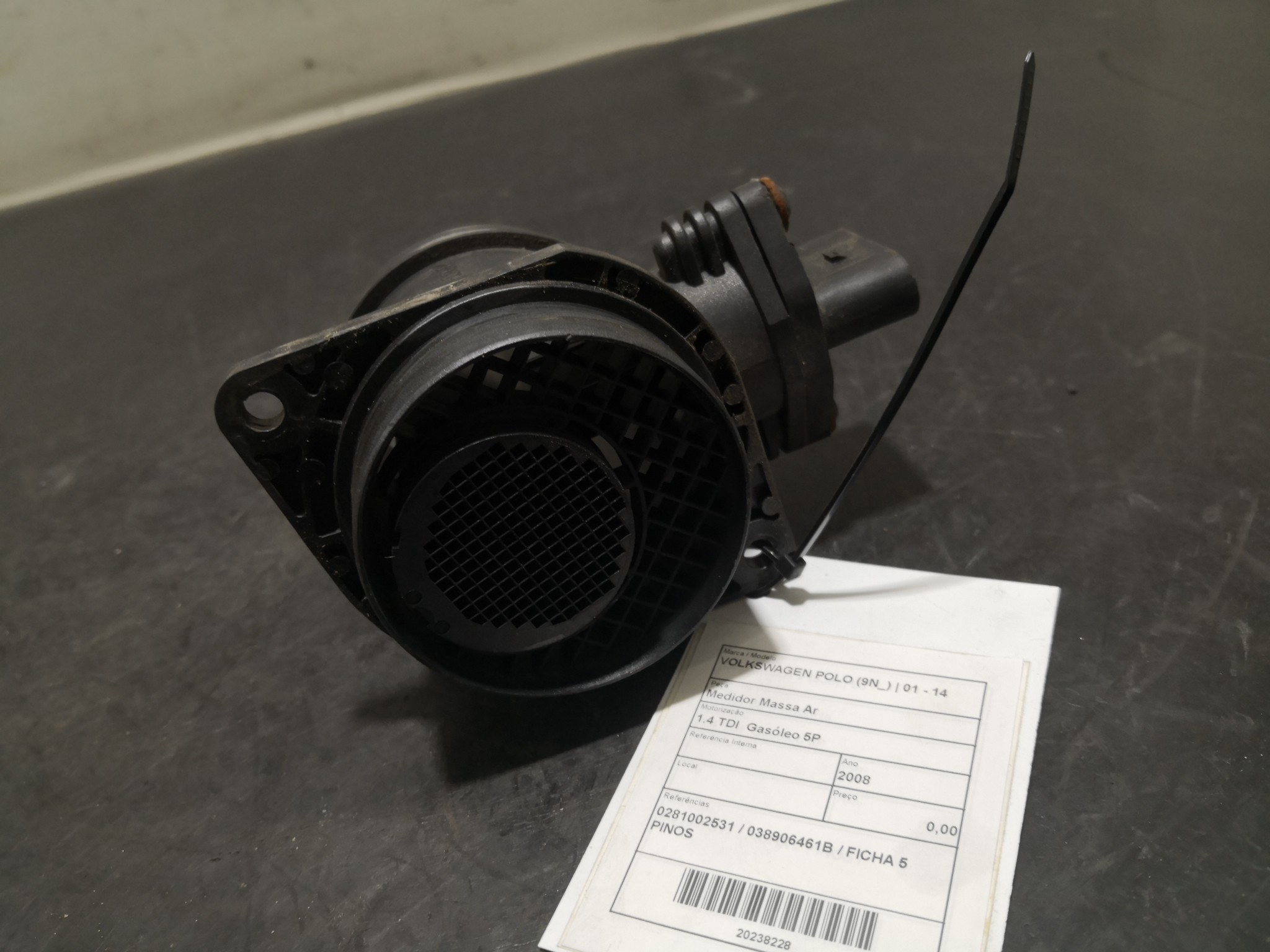 Medidor Massa Ar VOLKSWAGEN POLO (9N_) | 01 - 14 Imagem-1