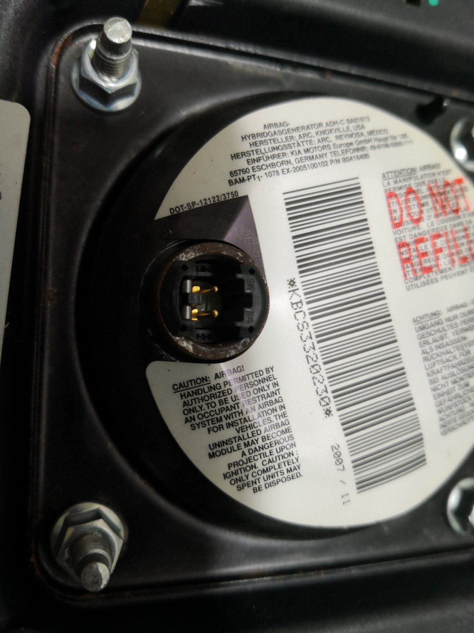 Airbag Volante KIA CEED SW (ED) | 07 - 12 Imagem-3