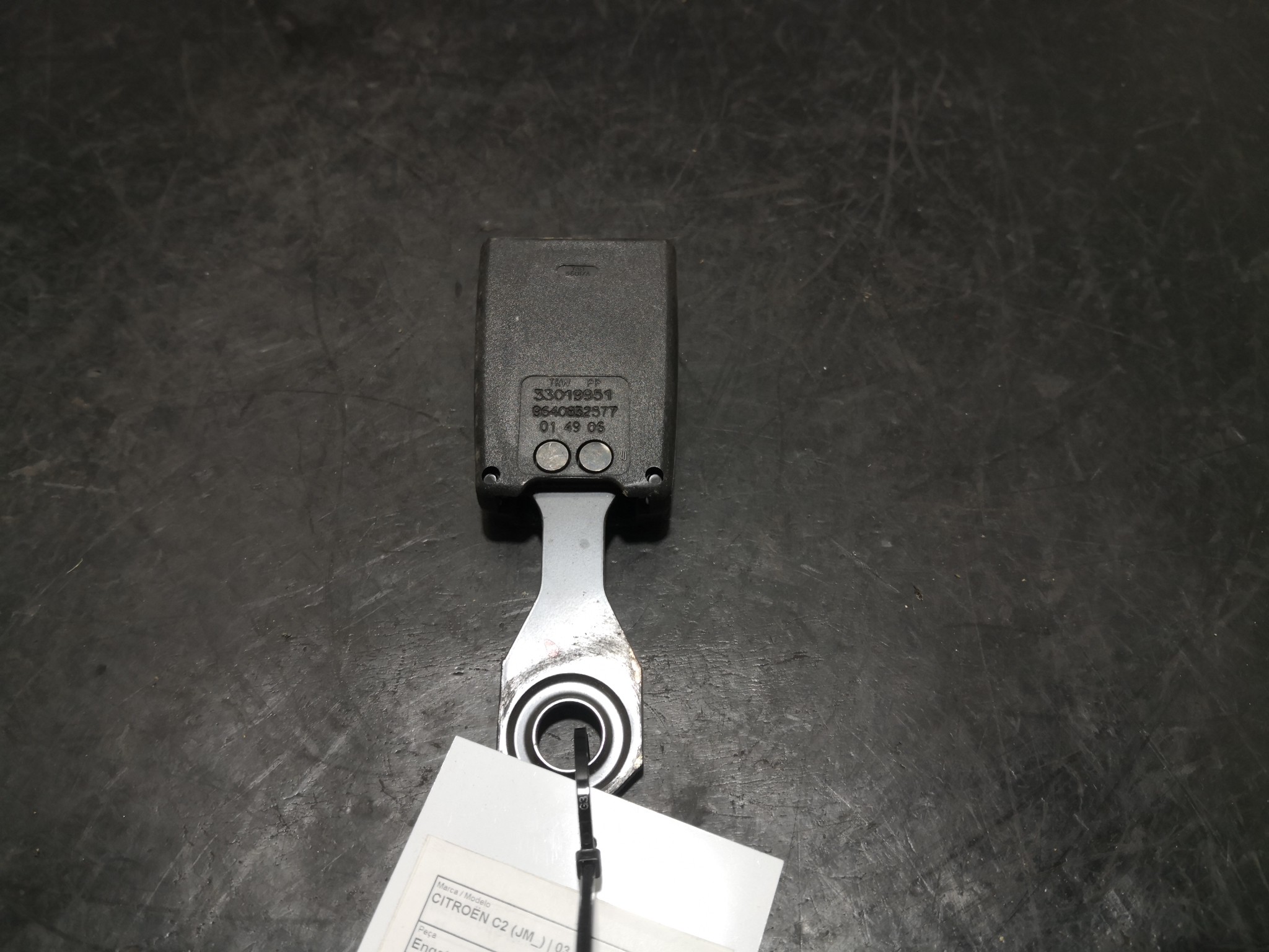 Engate Cinto Trás Dto CITROEN - ID S_98441