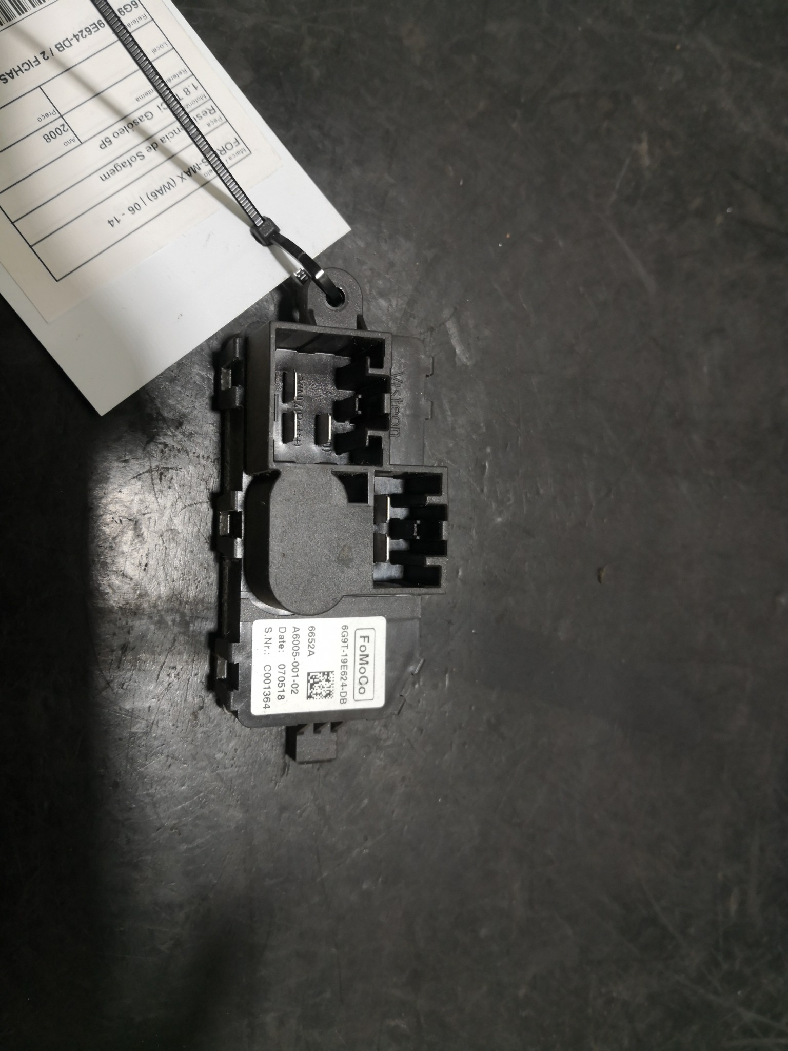 Resistencia de Sofagem FORD - ID S_98460