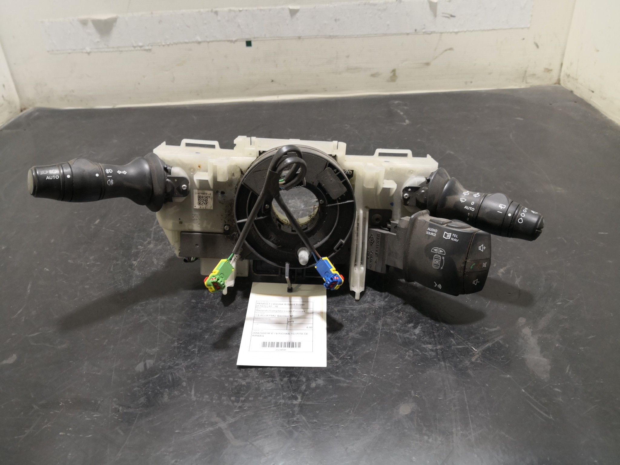 Manipulo Completo Luzes/Escovas RENAULT LAGUNA III Sport Tourer (KT0/1) | 07 - 15 Imagem-1