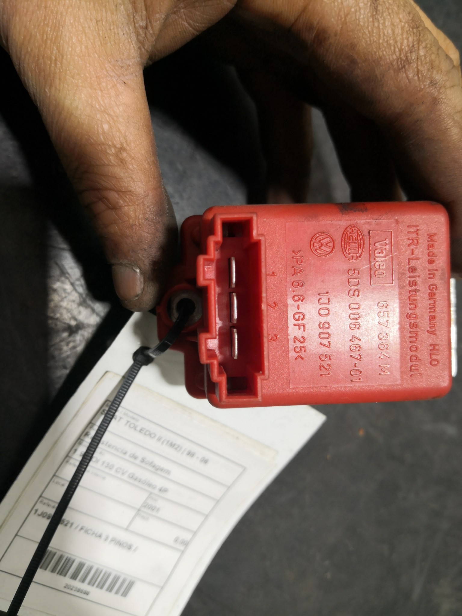 Resistencia de Sofagem SEAT TOLEDO II (1M2) | 98 - 06 Imagem-2