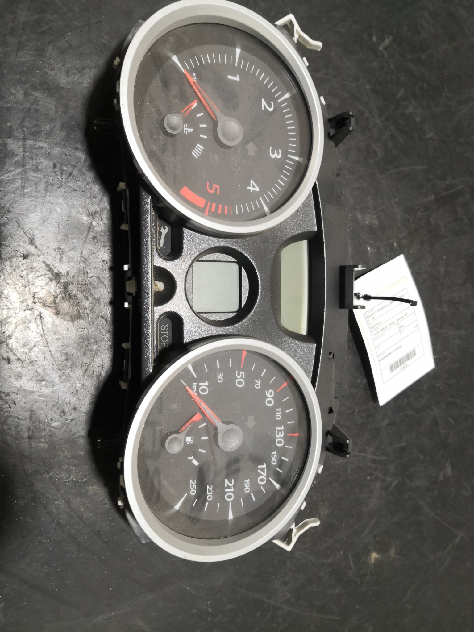 Quadrante RENAULT MEGANE II (BM0/1_, CM0/1_) | 01 - 12 Imagem-1