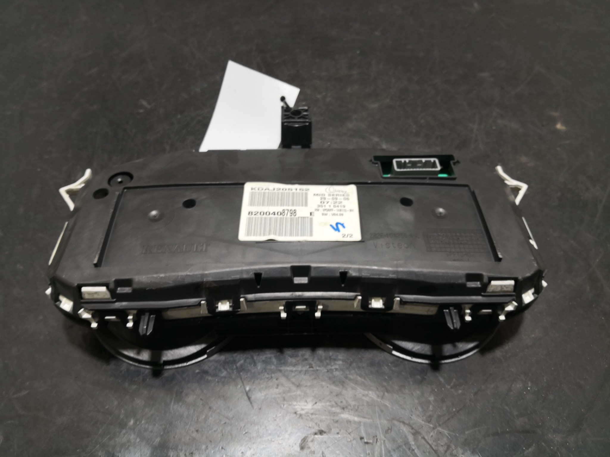 Quadrante RENAULT MEGANE II (BM0/1_, CM0/1_) | 01 - 12 Imagem-2