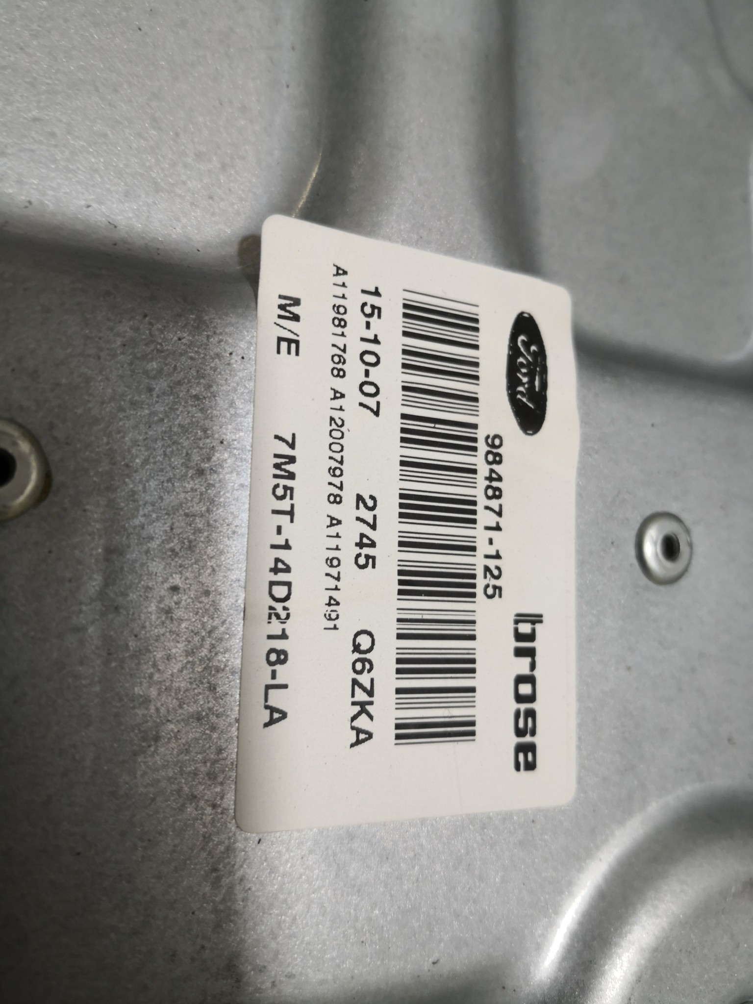 Elevador Trás Dto Electrico FORD FOCUS II (DA_, HCP, DP) | 04 - 13 Imagem-1